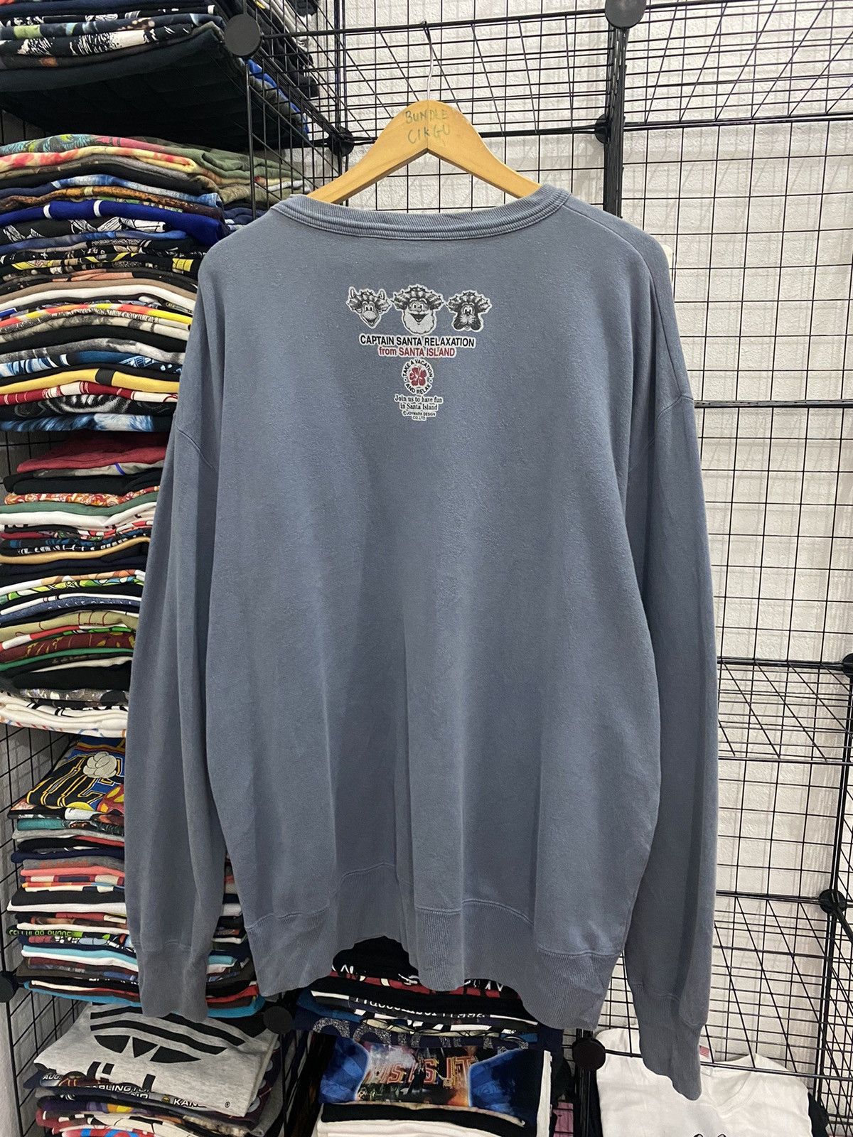 Anime × Vintage Vintage Captain Santa Relaxation From Santa Island Sweater Size US L / EU 52-54 / 3 - 2 Thumbnail