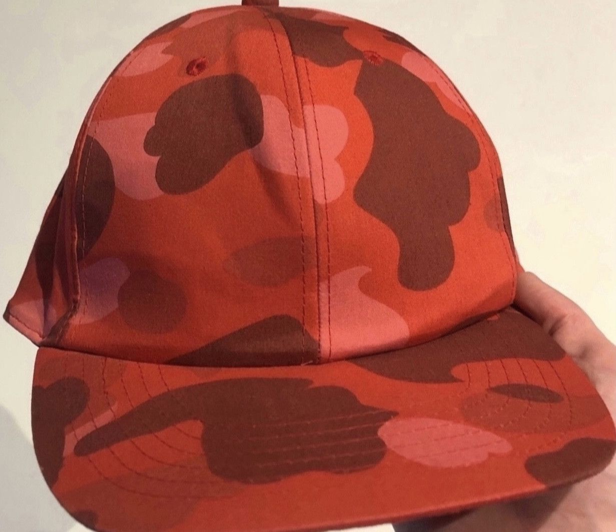 Bape Bape red camo hat Medium Size ONE SIZE - 1 Thumbnail