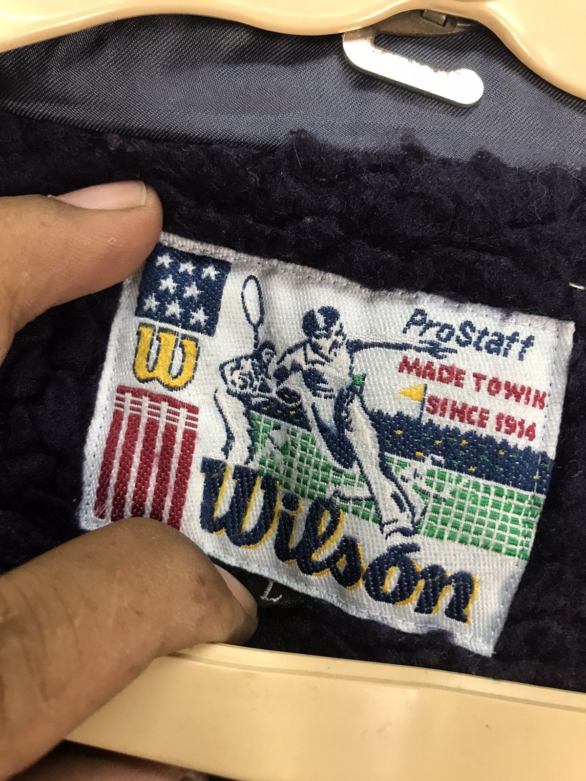 Vintage × Wilson Wilson pro staff spellout parkas jacket Size US XL / EU 56 / 4 - 3 Thumbnail