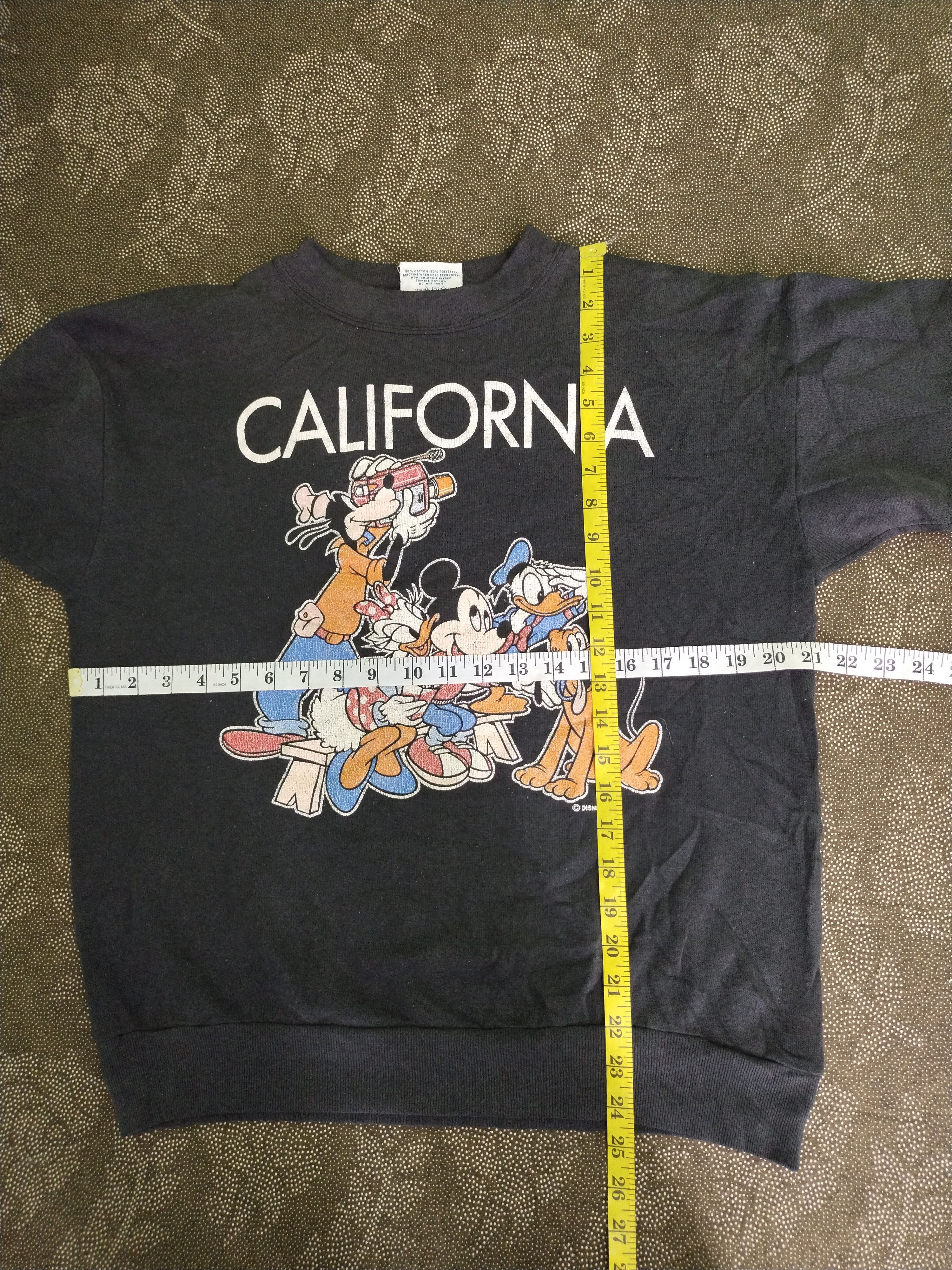 Cartoon Network VTG 80s DISNEY & FRIEND CALIFORNIA FADED SWEATSHIRT Size US M / EU 48-50 / 2 - 13 Thumbnail