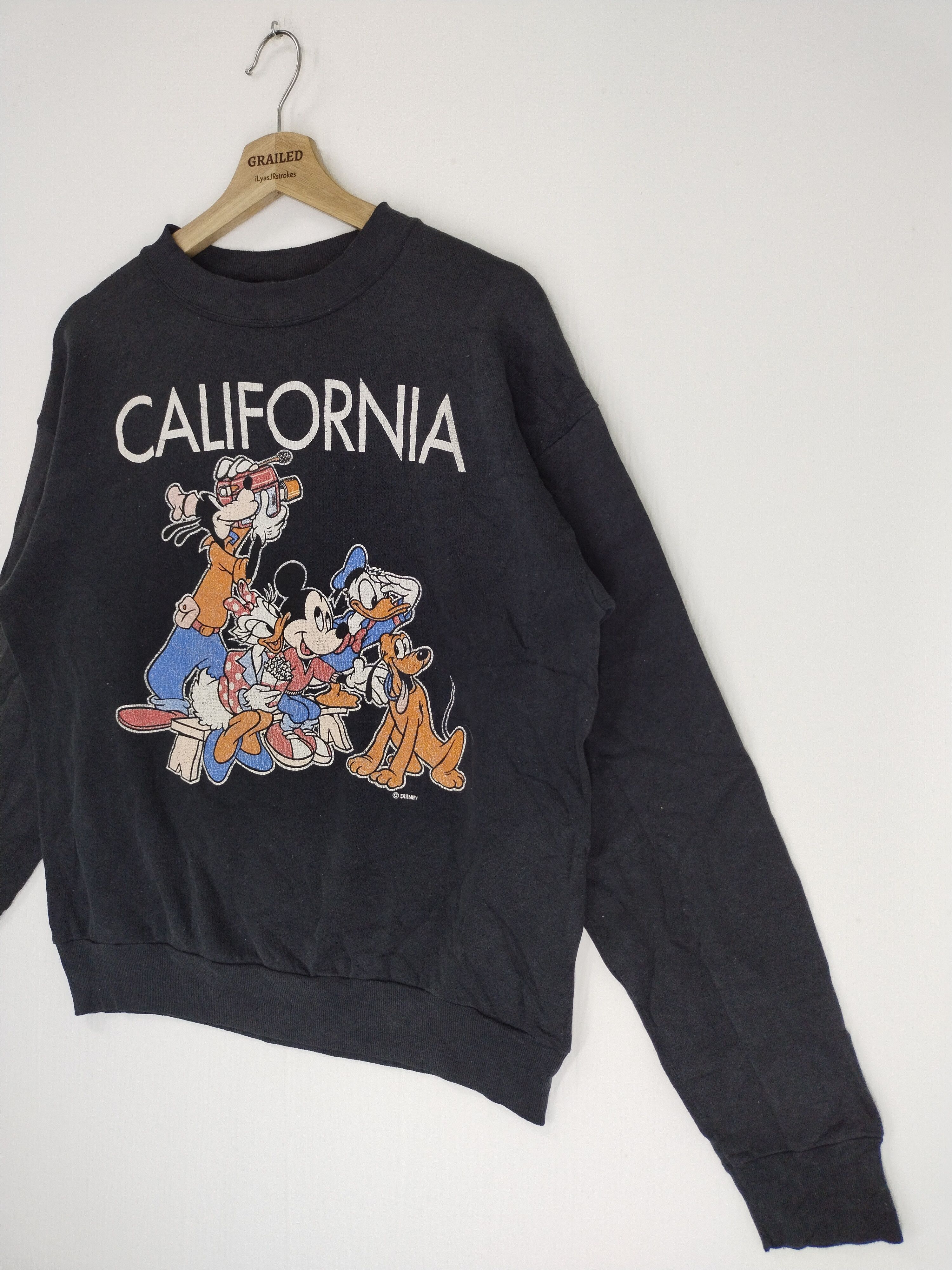 Cartoon Network VTG 80s DISNEY & FRIEND CALIFORNIA FADED SWEATSHIRT Size US M / EU 48-50 / 2 - 3 Thumbnail