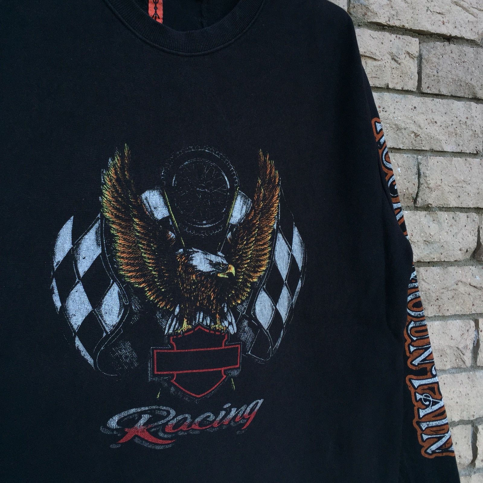Japanese Brand × Vintage HIKARI SHOJI Sweatshirt Spell Out Big Design.. racing Size US M / EU 48-50 / 2 - 4 Thumbnail