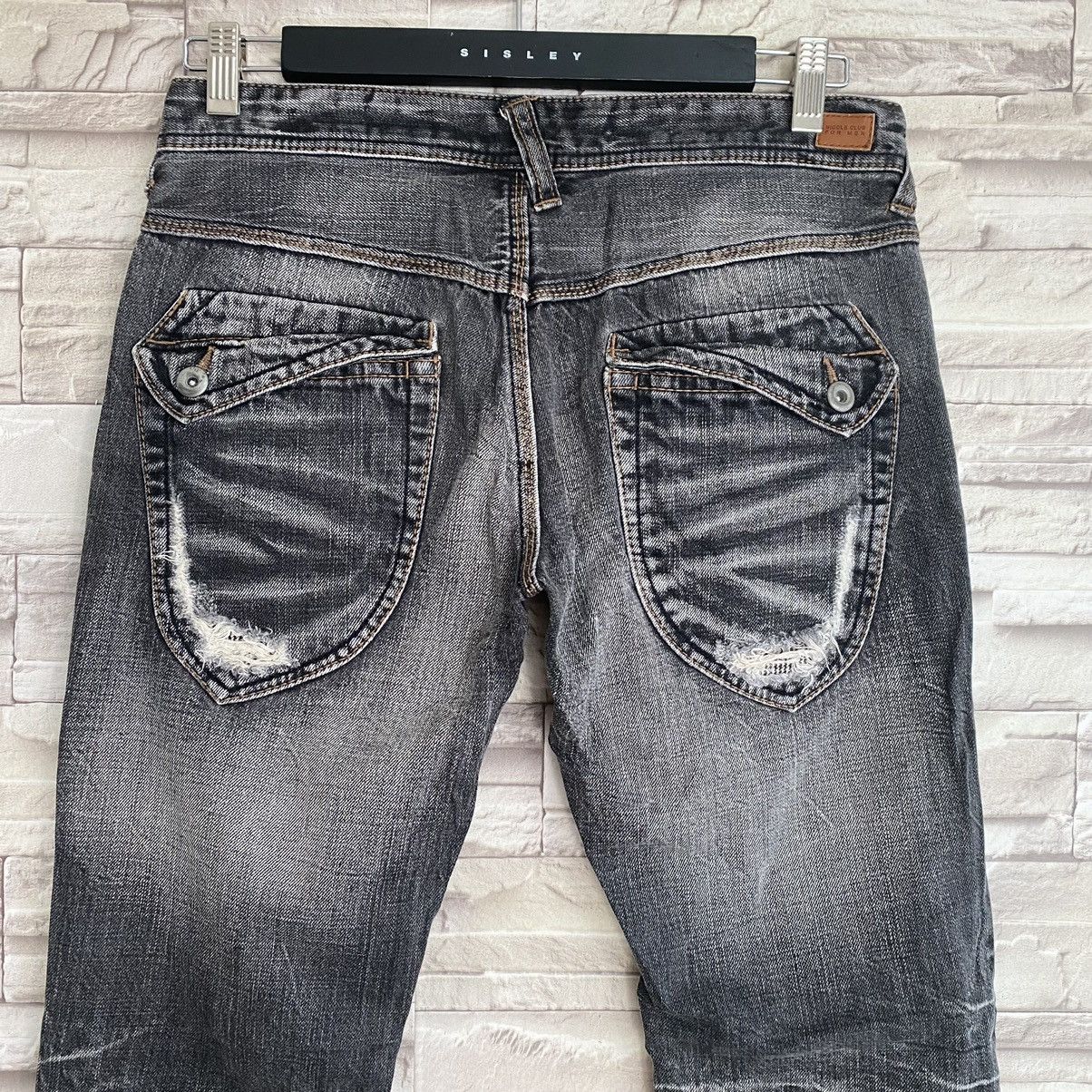 Nicole Club Nicole Club For Men Distressed Jeans Flares Acid Wash Size US 29 - 7 Thumbnail