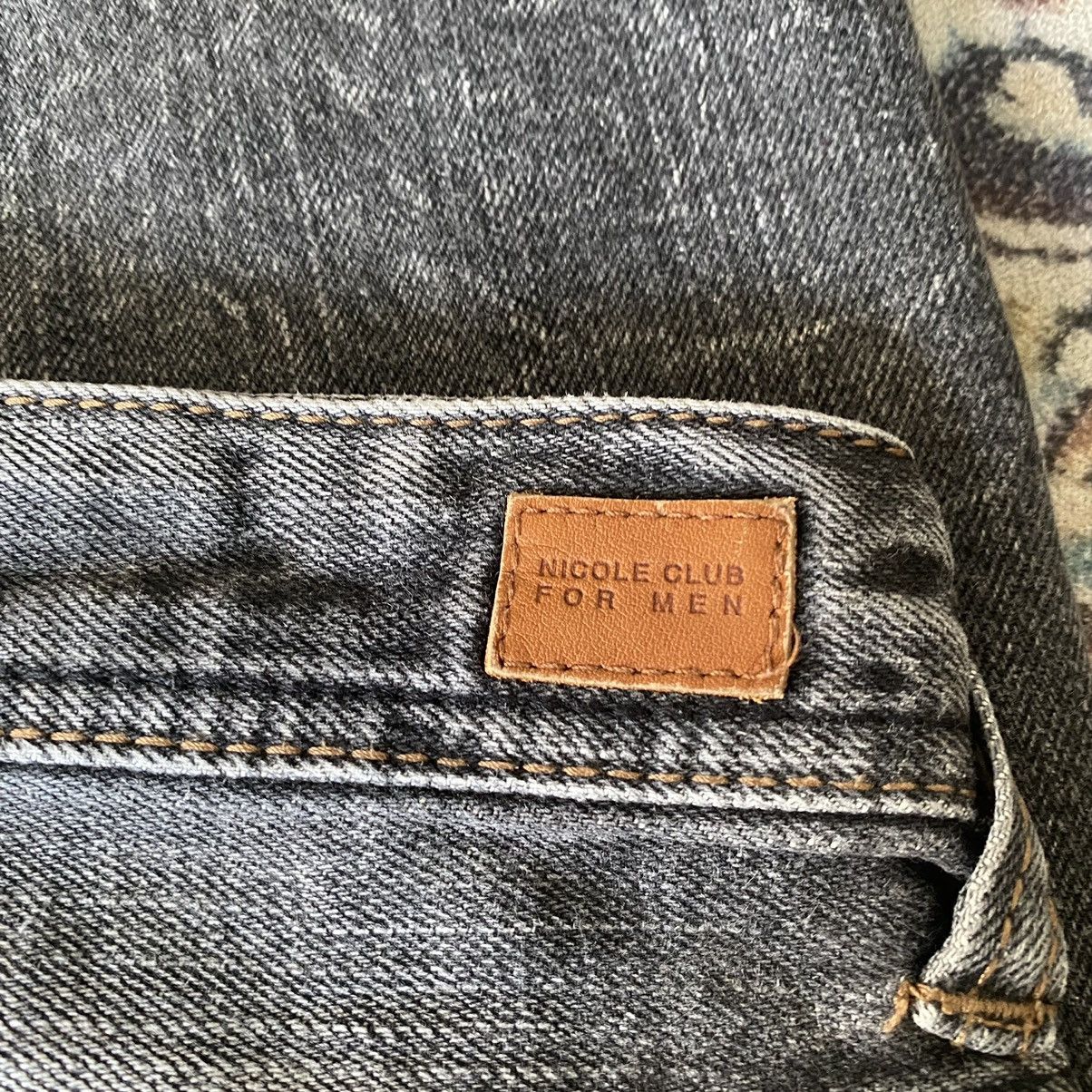 Nicole Club Nicole Club For Men Distressed Jeans Flares Acid Wash Size US 29 - 9 Thumbnail