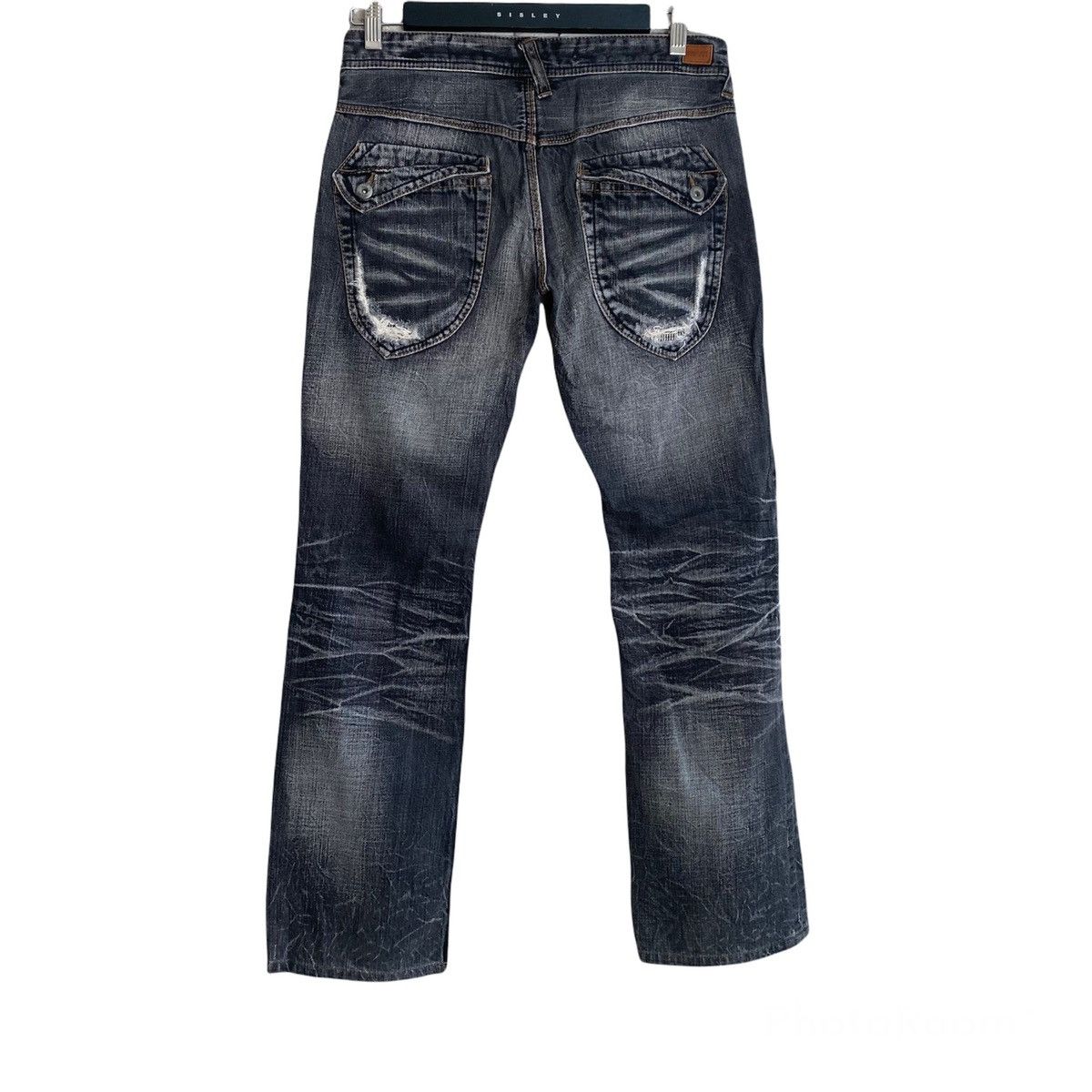 Nicole Club Nicole Club For Men Distressed Jeans Flares Acid Wash Size US 29 - 2 Thumbnail