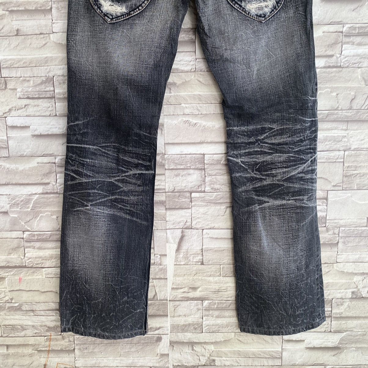 Nicole Club Nicole Club For Men Distressed Jeans Flares Acid Wash Size US 29 - 8 Thumbnail