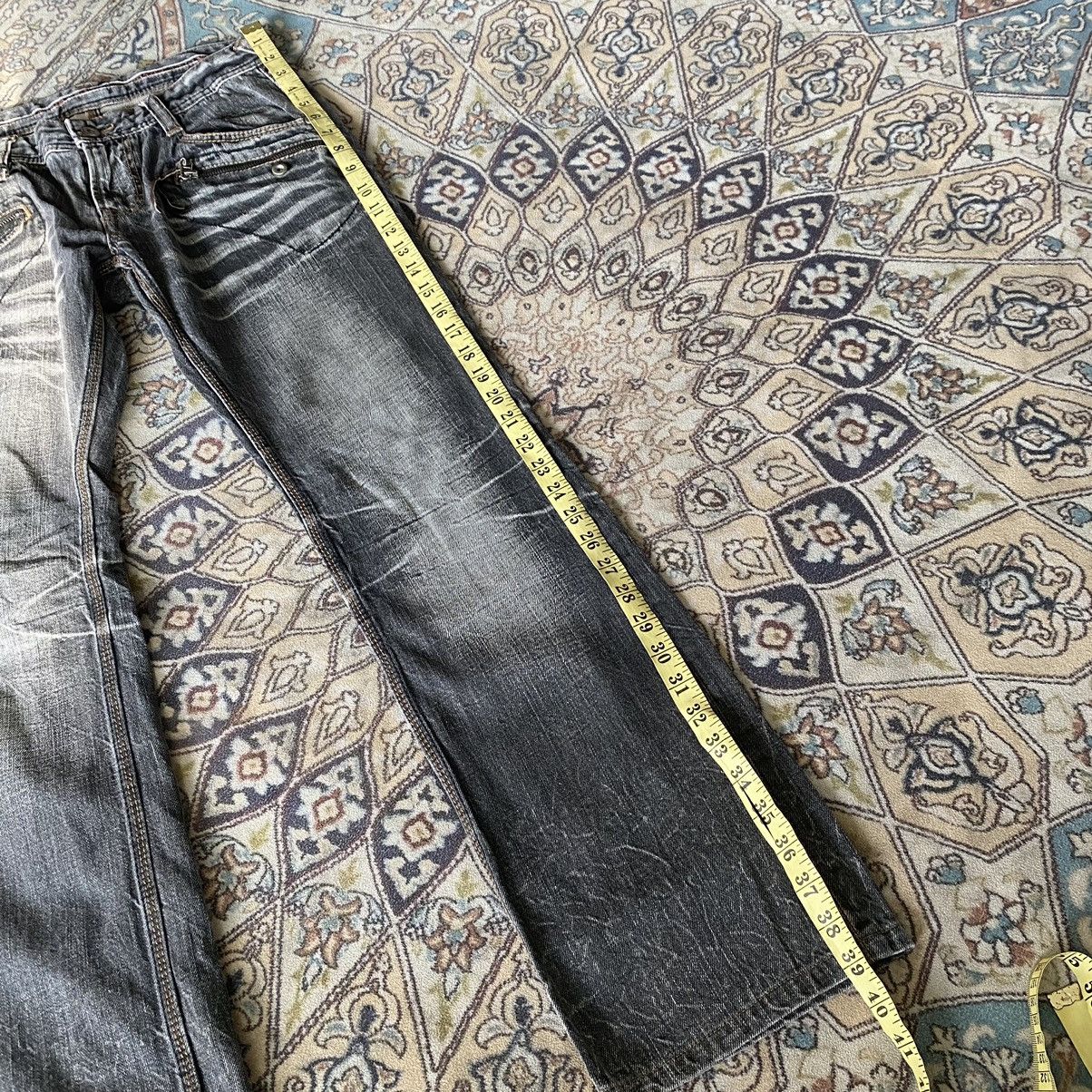 Nicole Club Nicole Club For Men Distressed Jeans Flares Acid Wash Size US 29 - 13 Thumbnail