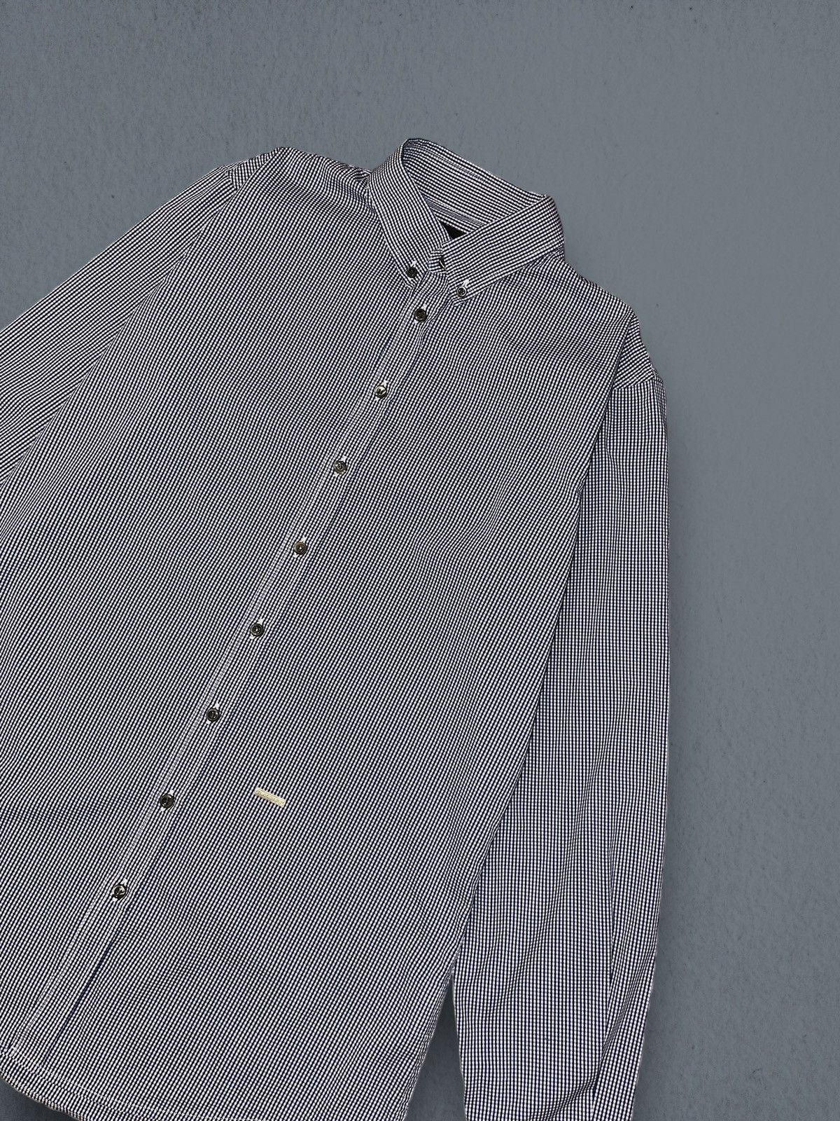 Dsquared2 SS14 Dsquared2 Metal Logo Checkered White Blue Shirt Size US M / EU 48-50 / 2 - 3 Thumbnail