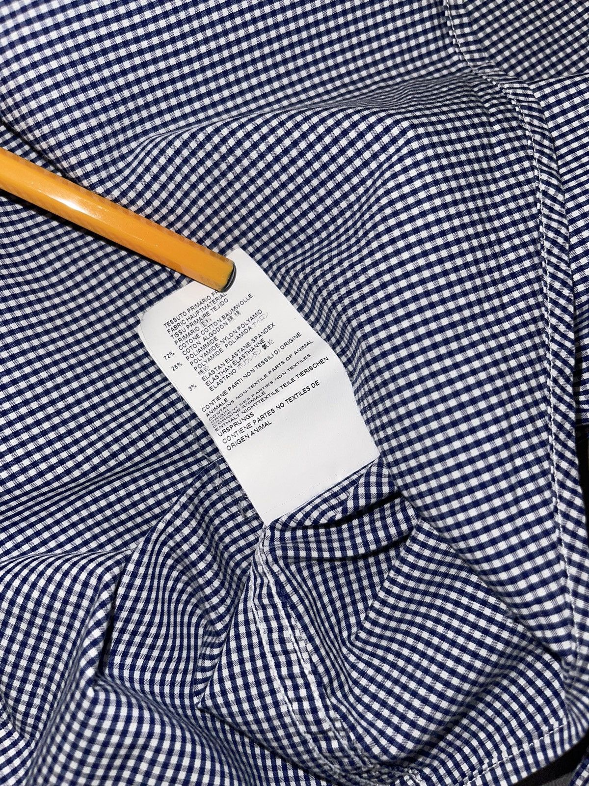 Dsquared2 SS14 Dsquared2 Metal Logo Checkered White Blue Shirt Size US M / EU 48-50 / 2 - 14 Thumbnail