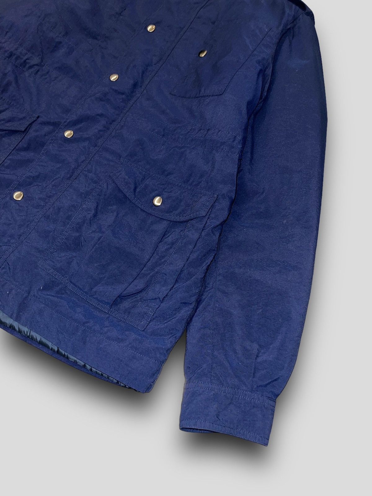 Acne Studios AW09 Acne Target Navy Transformer Coat Shirt Jacket Size US L / EU 52-54 / 3 - 2 Thumbnail