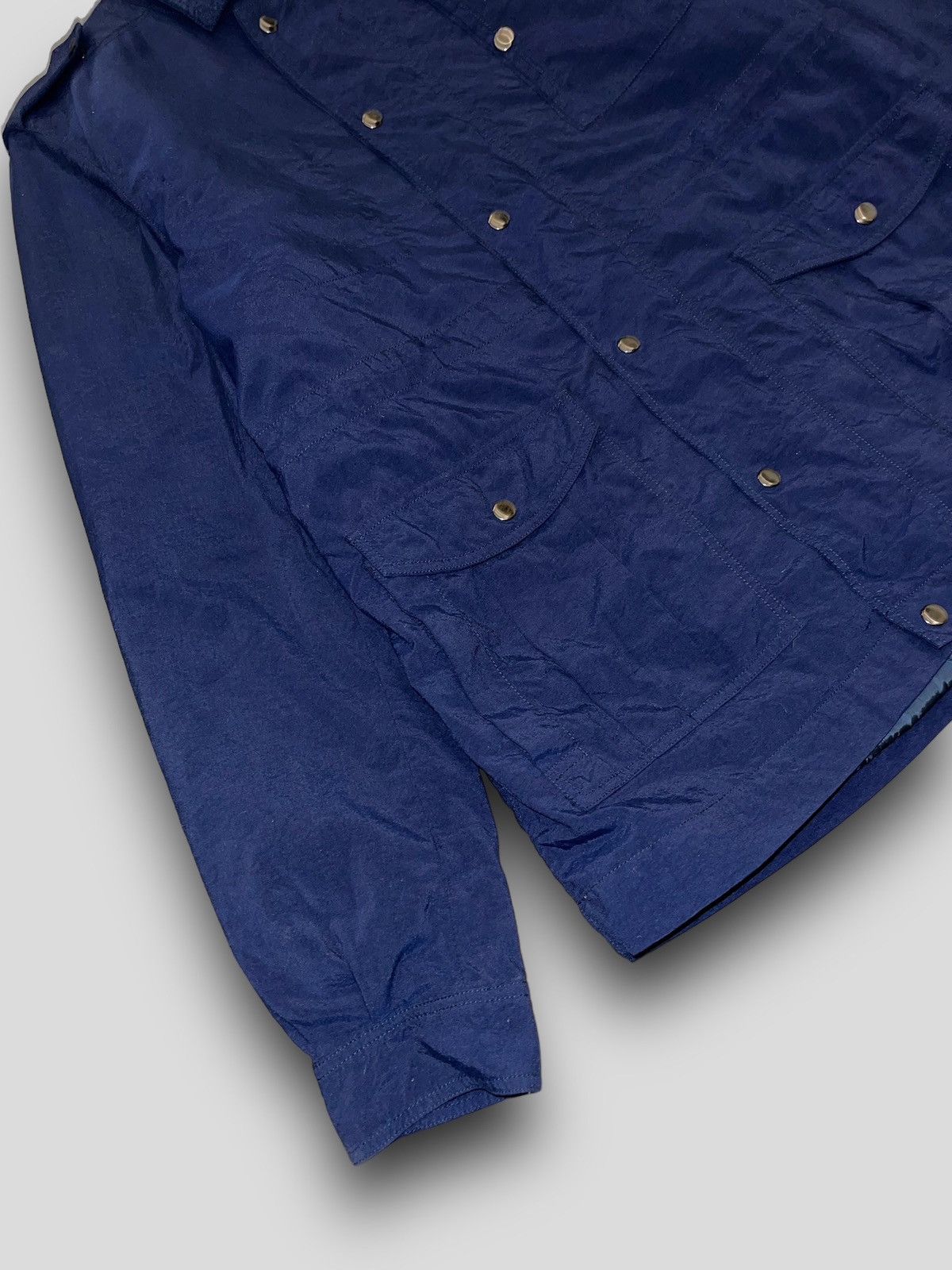 Acne Studios AW09 Acne Target Navy Transformer Coat Shirt Jacket Size US L / EU 52-54 / 3 - 3 Thumbnail