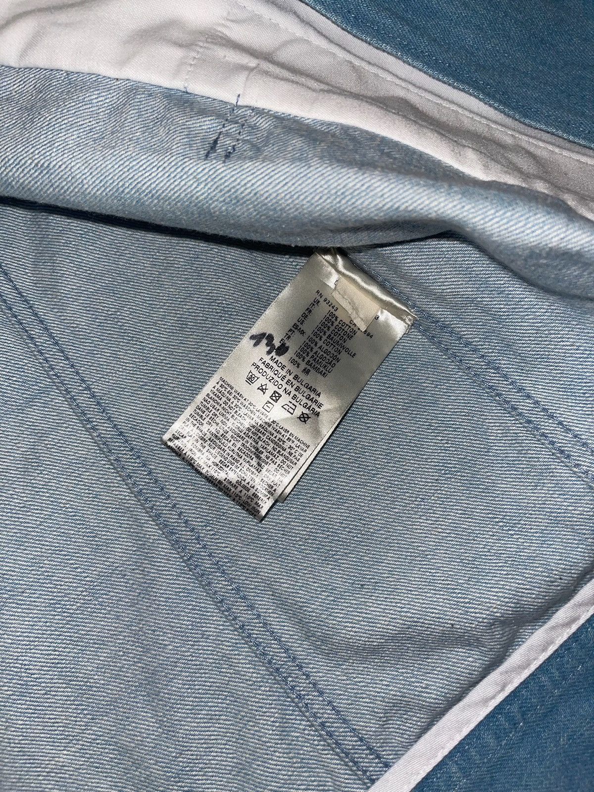 Diesel Diesel Black Gold Light Indigo Denim Light Bomber Jacket Size US M / EU 48-50 / 2 - 13 Thumbnail