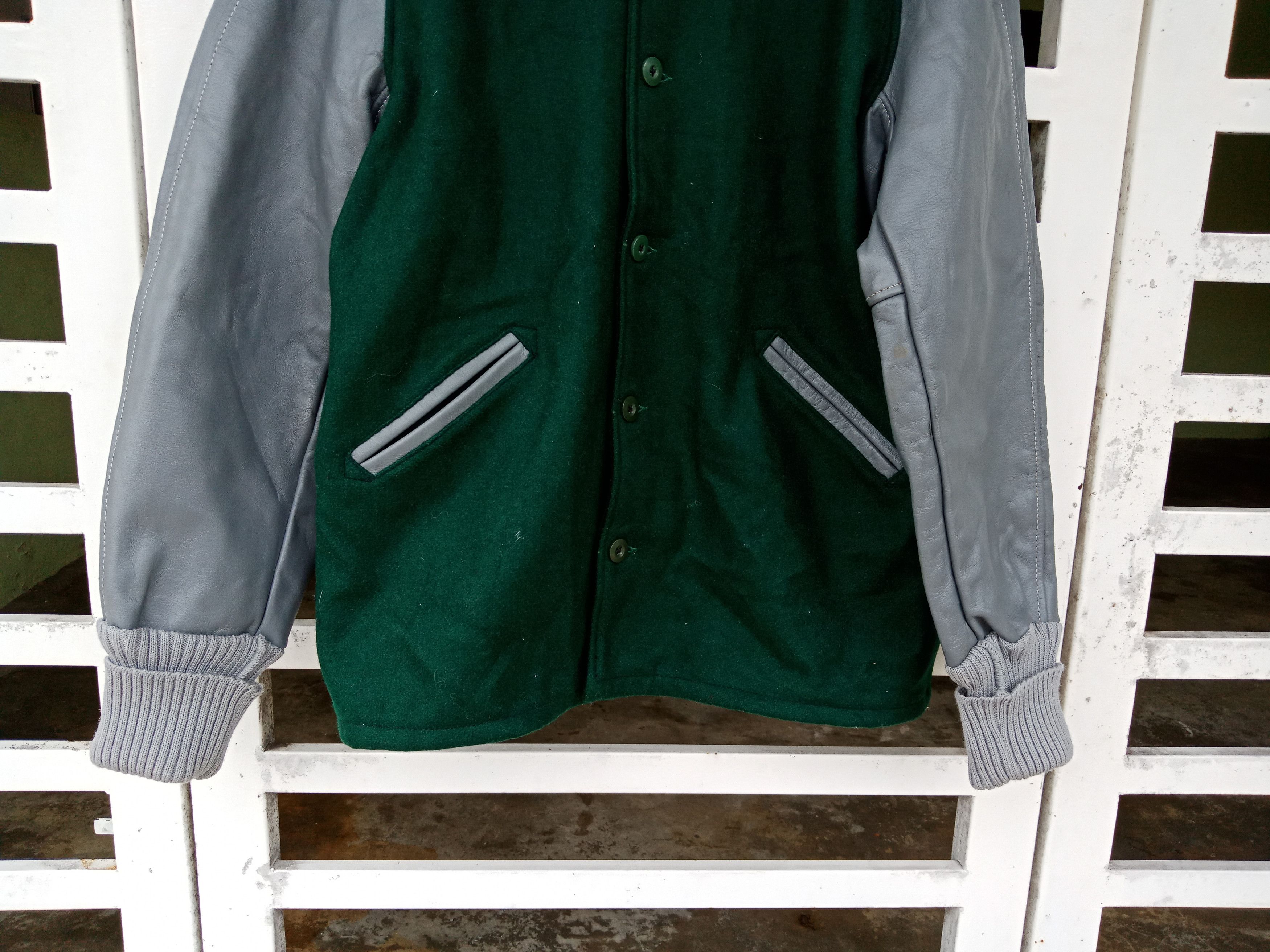 Skookum Skookum Two Tones Michael Jackson Wool Varsity Leather Size US L / EU 52-54 / 3 - 7 Thumbnail