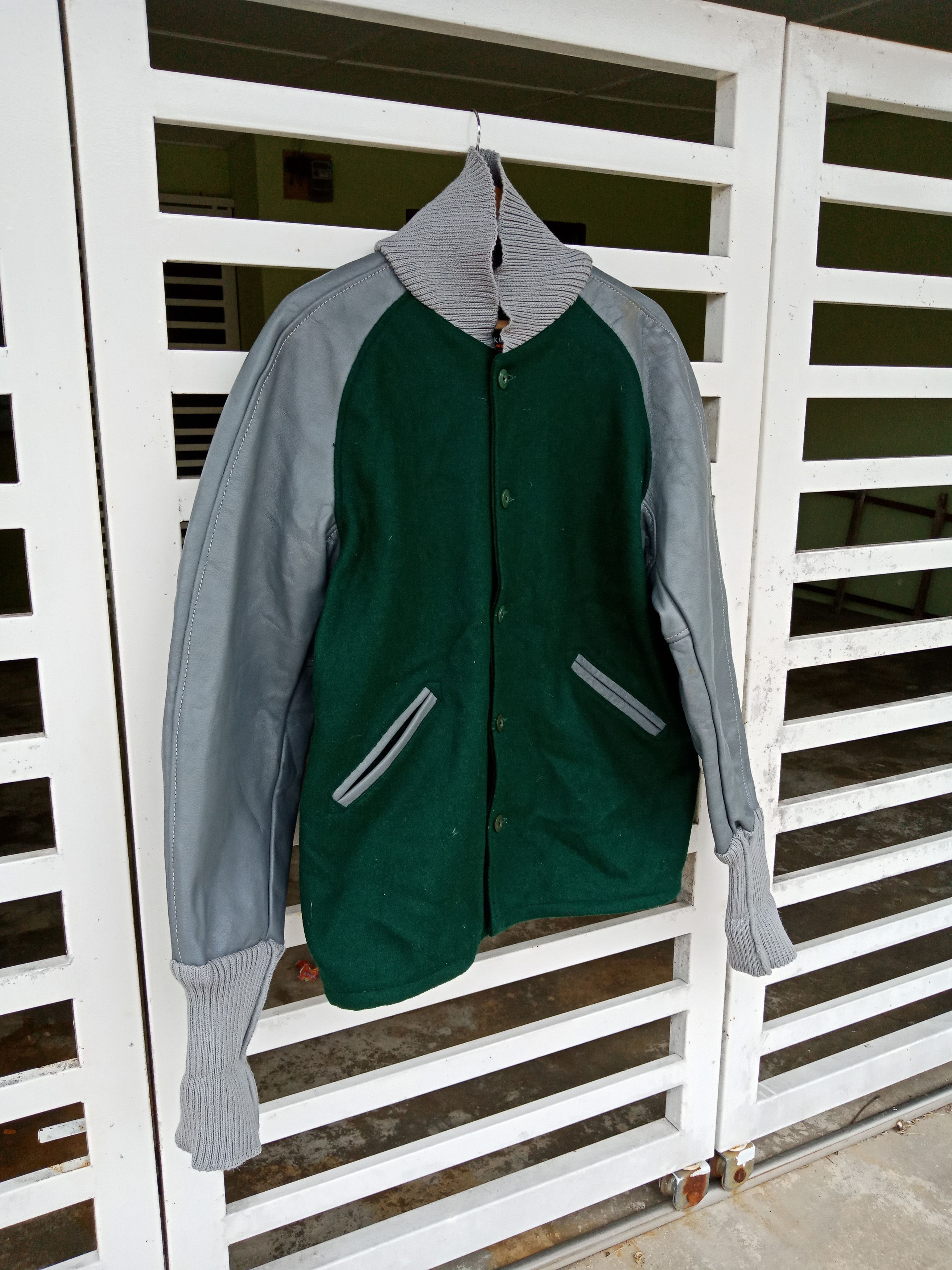 Skookum Skookum Two Tones Michael Jackson Wool Varsity Leather Size US L / EU 52-54 / 3 - 5 Thumbnail