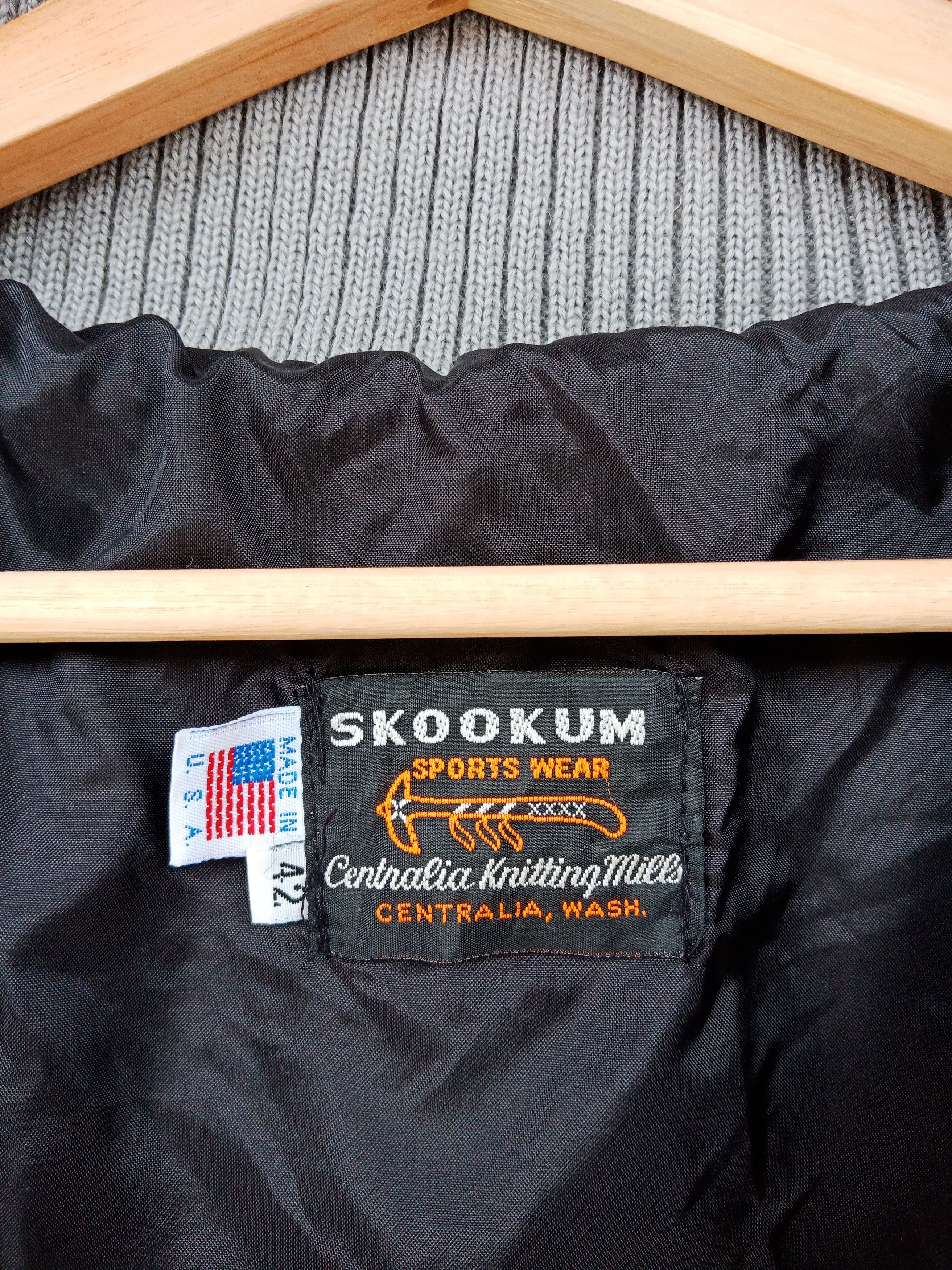 Skookum Skookum Two Tones Michael Jackson Wool Varsity Leather Size US L / EU 52-54 / 3 - 9 Thumbnail