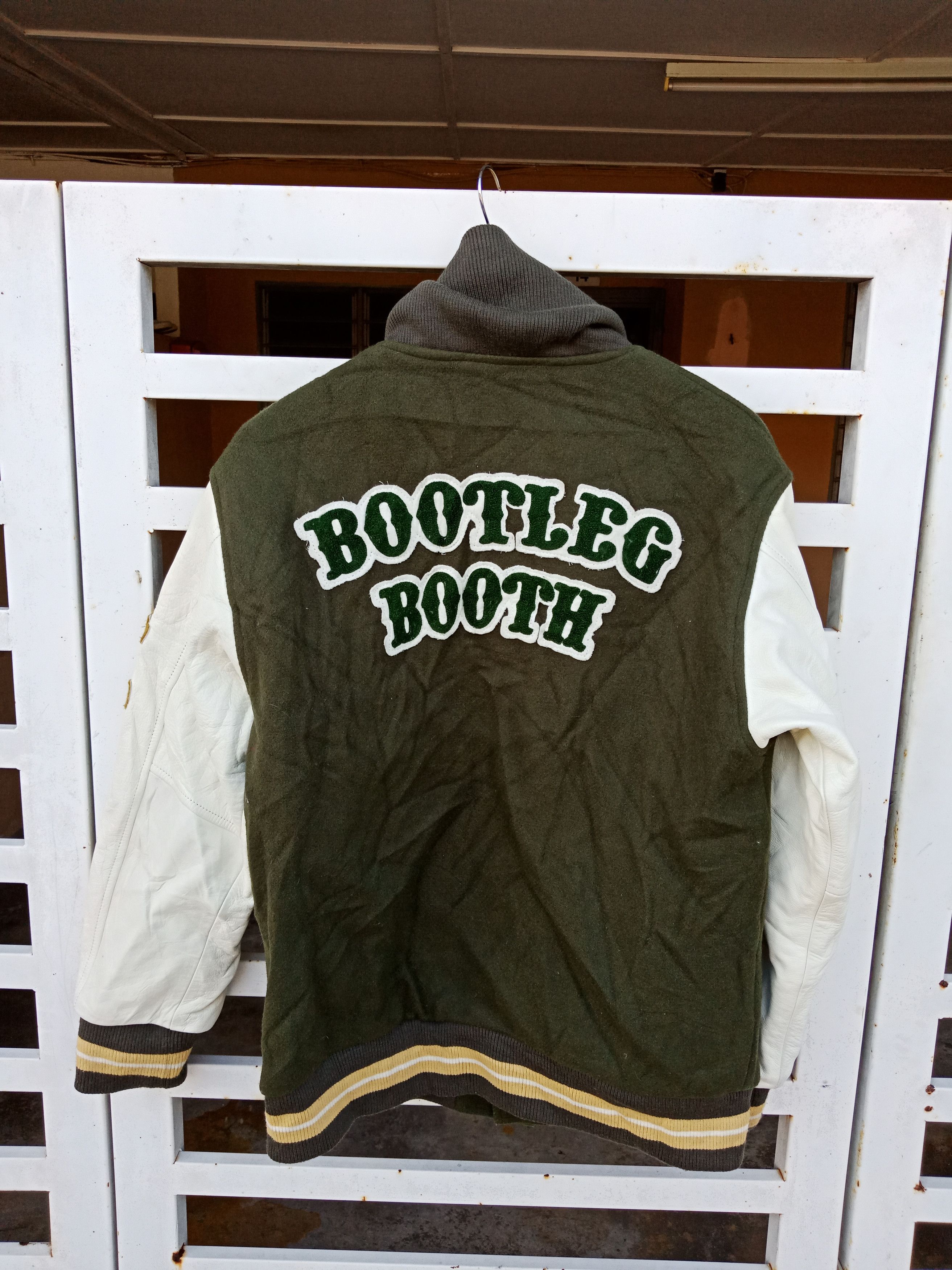 Japanese Brand Japanese Brand Bootlegbooth Big Logo Wool Varsity