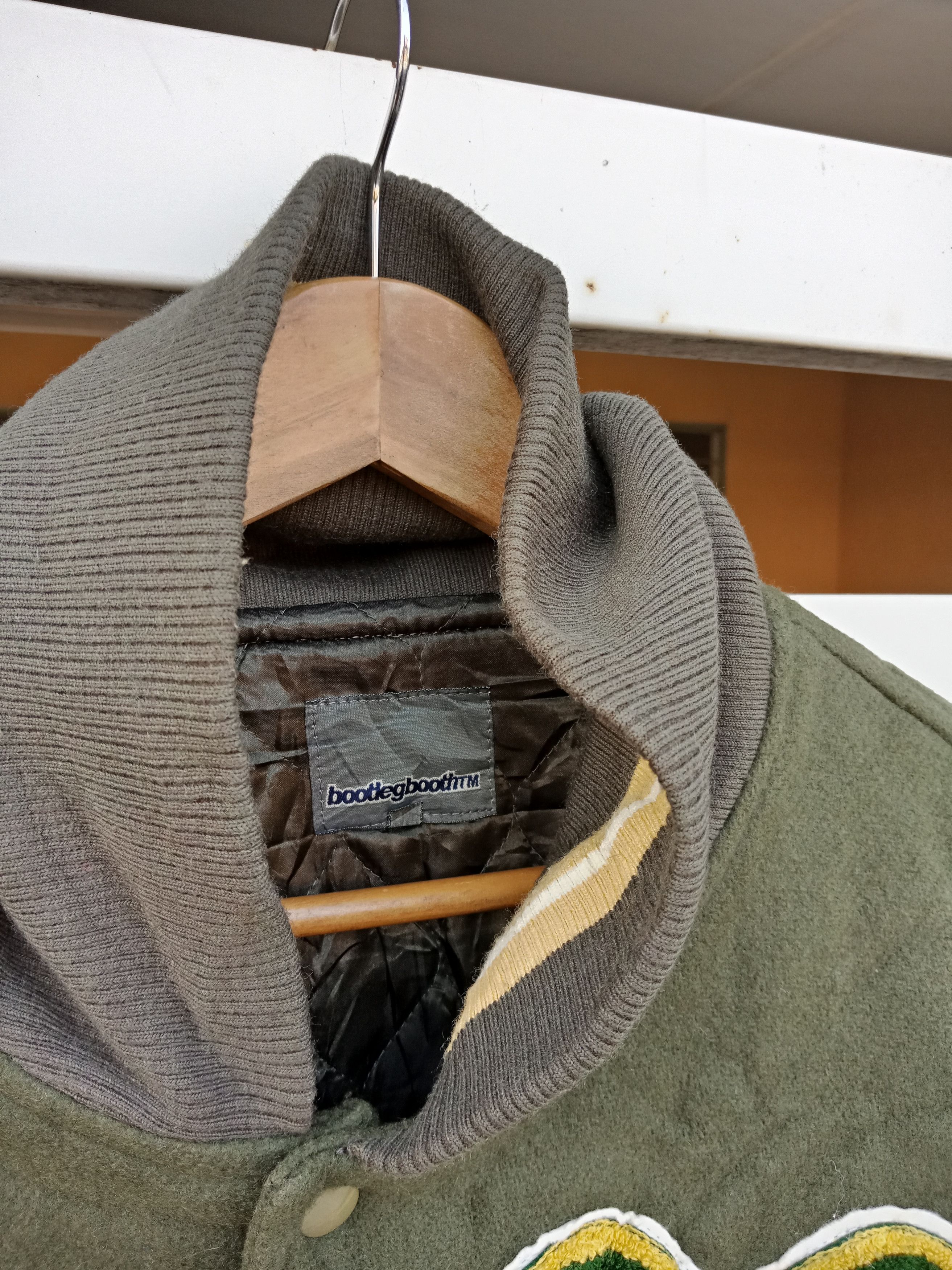 Japanese Brand Japanese Brand Bootlegbooth Big Logo Wool Varsity Jacket Size US M / EU 48-50 / 2 - 8 Thumbnail