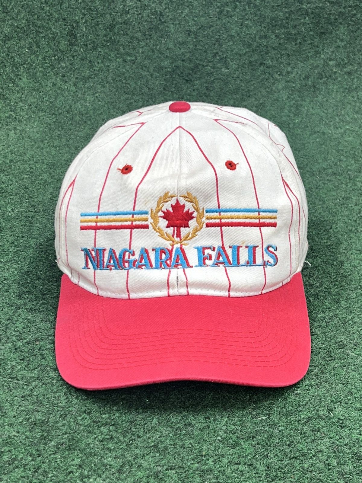 Other 90s Niagara Falls Pinstripe Snapback k Hat Size ONE SIZE - 1 Thumbnail