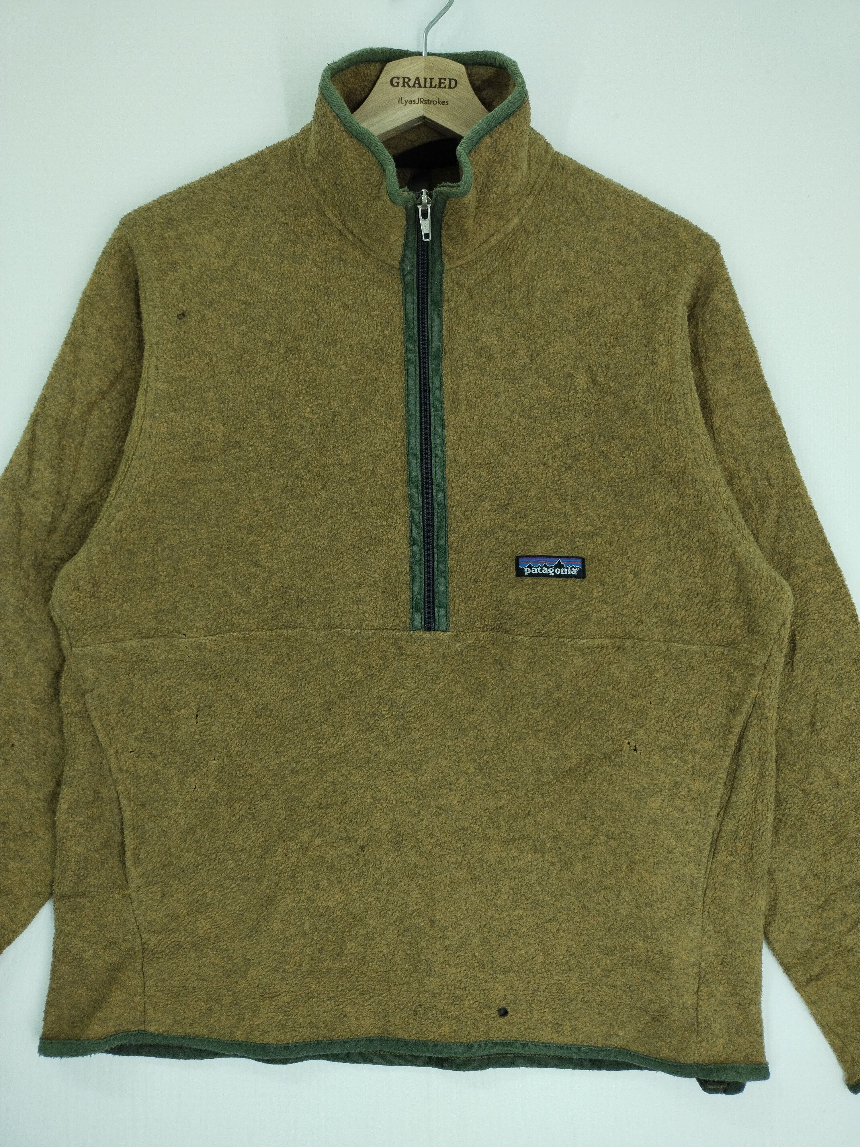 Patagonia Vintage 80’s Patagonia Synchilla Marsupial Camel Jacket Size US S / EU 44-46 / 1 - 2 Thumbnail