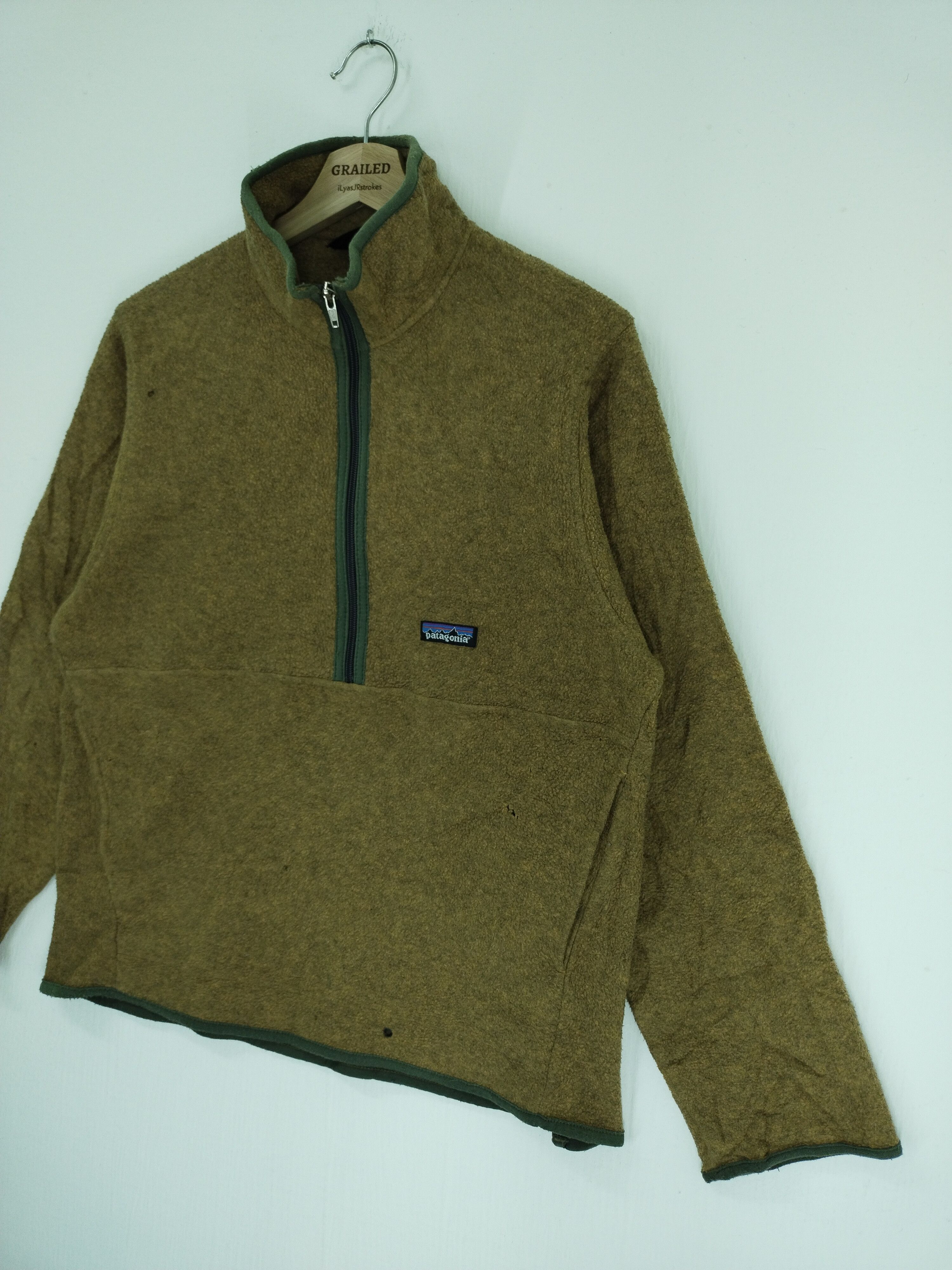 Patagonia Vintage 80’s Patagonia Synchilla Marsupial Camel Jacket Size US S / EU 44-46 / 1 - 4 Thumbnail
