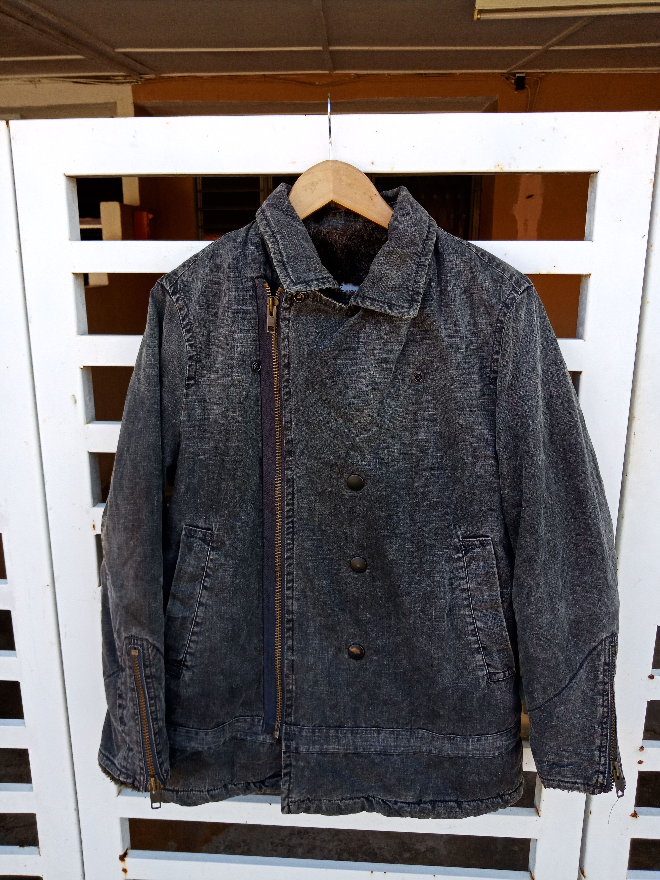 Johnbull John Bull Japanese Brand Shearling Lining Jacket Size US M / EU 48-50 / 2 - 1 Thumbnail
