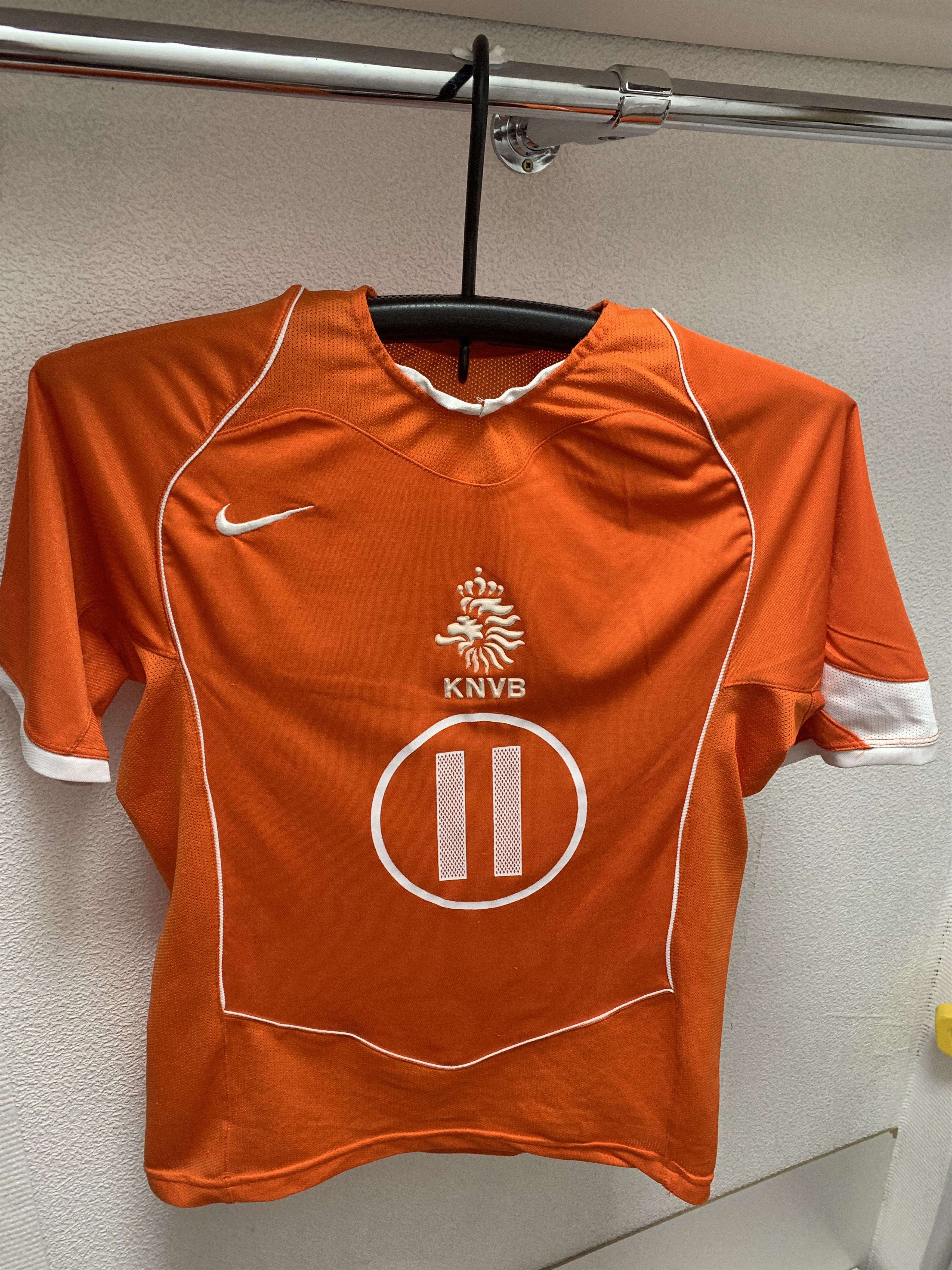Nike Nederland Nike Van Der Vaart 11 soccer jersey S orange Size US S / EU 44-46 / 1 - 2 Thumbnail