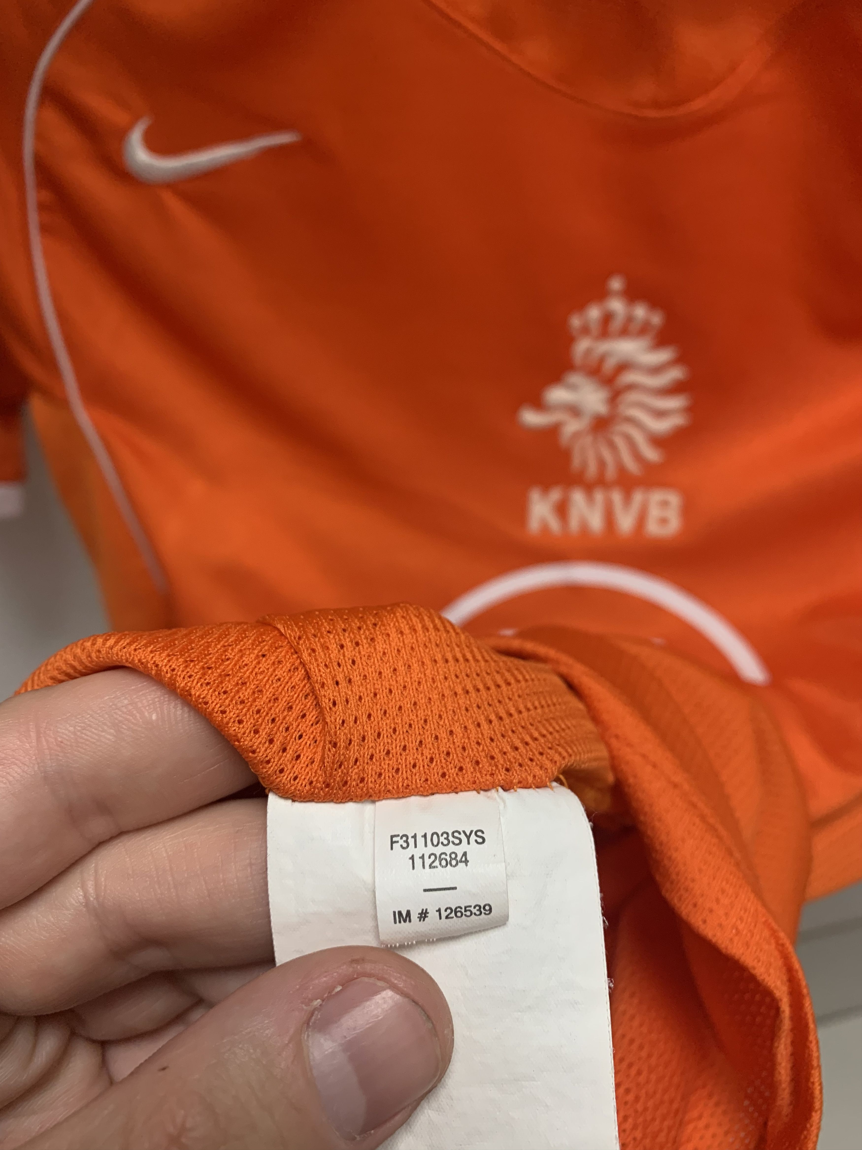 Nike Nederland Nike Van Der Vaart 11 soccer jersey S orange Size US S / EU 44-46 / 1 - 4 Thumbnail