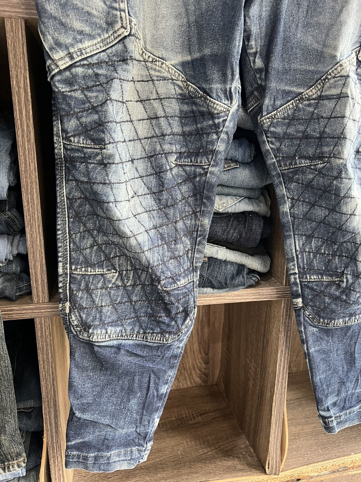 If Six Was Nine 🔥TS Design Double Knees Cargo Stretchable Denim Size US 40 / EU 56 - 4 Thumbnail