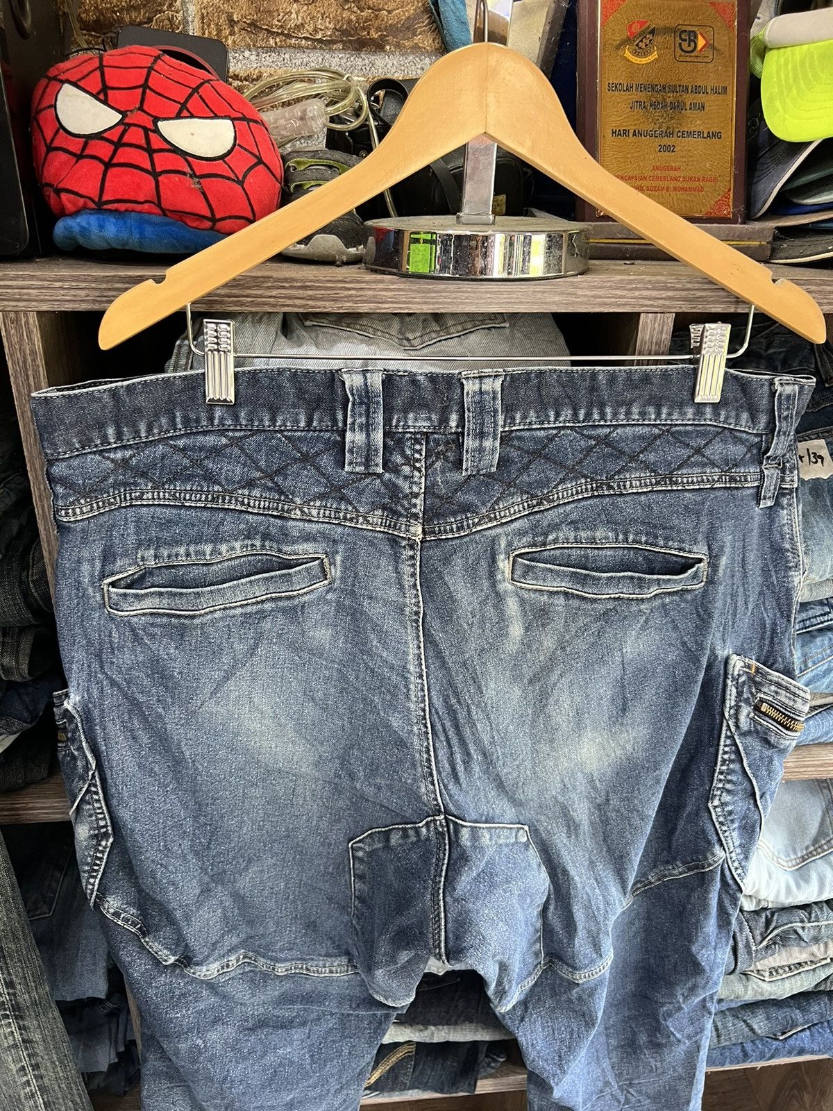 If Six Was Nine 🔥TS Design Double Knees Cargo Stretchable Denim Size US 40 / EU 56 - 10 Thumbnail