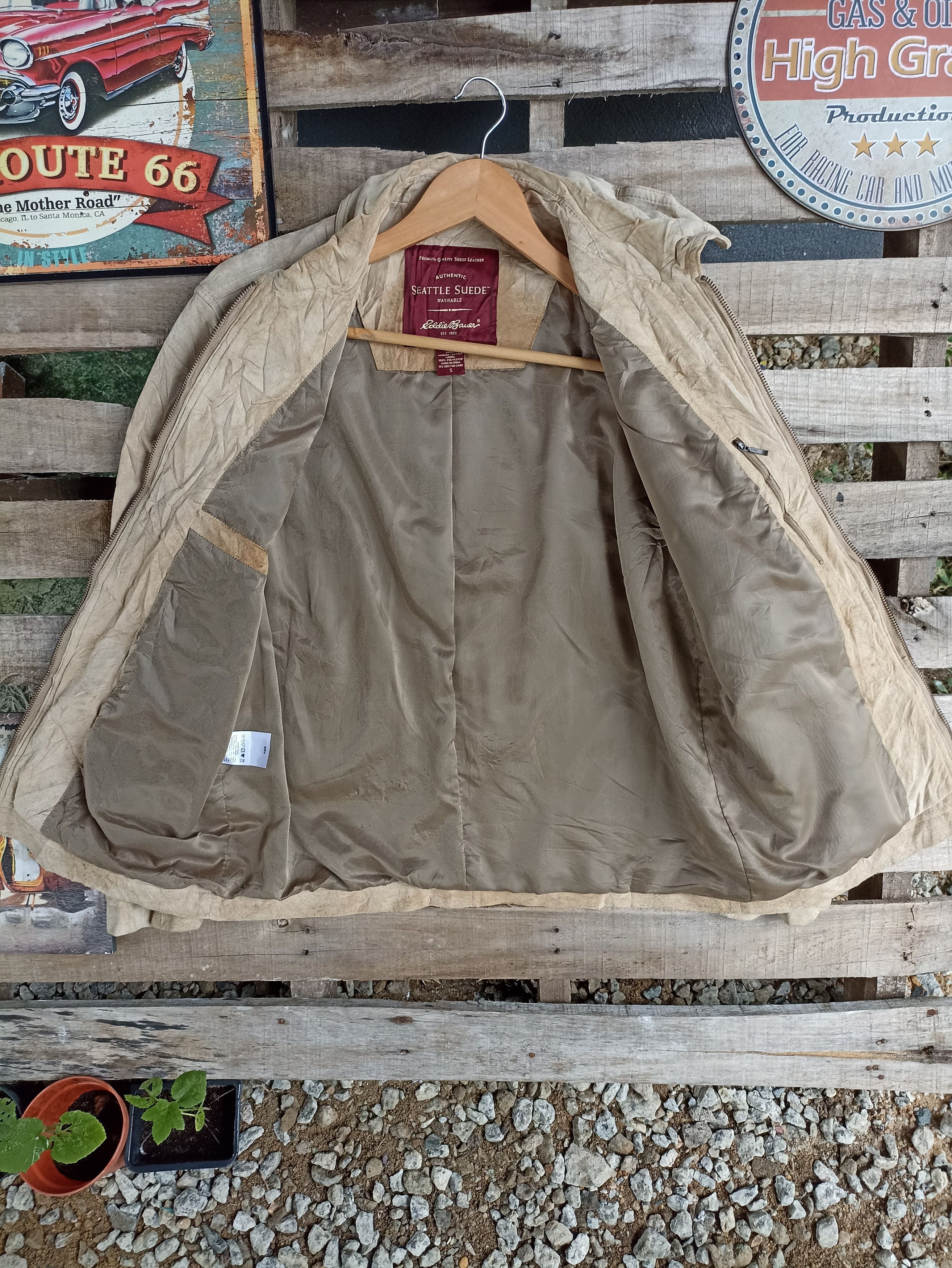 Eddie Bauer Vintage Eddie bauer Suede Leather Jacket Size US S / EU 44-46 / 1 - 2 Thumbnail
