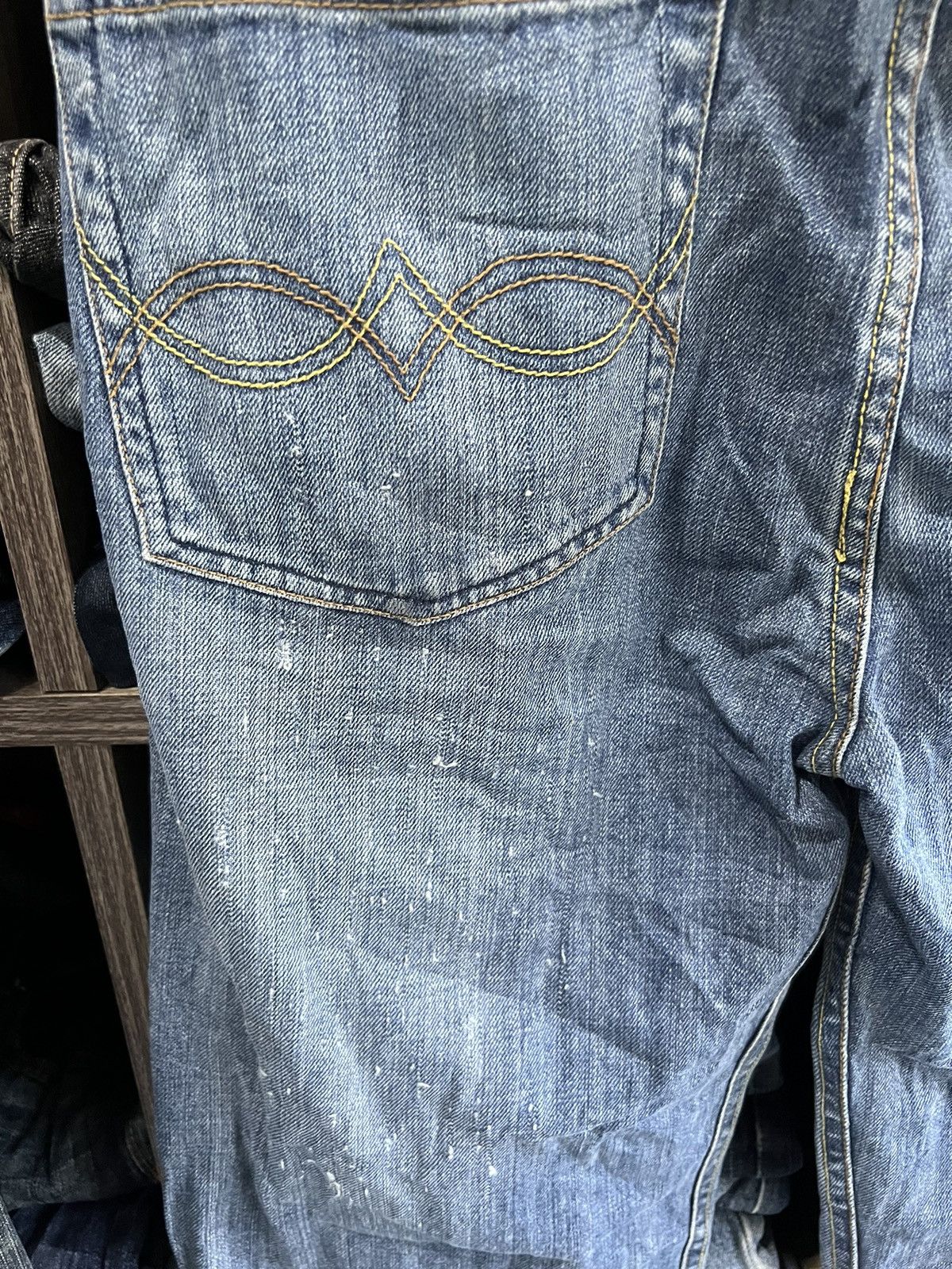 Japanese Brand 🔥Rare Flip The Script Redline Selvedge Denim Size US 34 / EU 50 - 12 Thumbnail