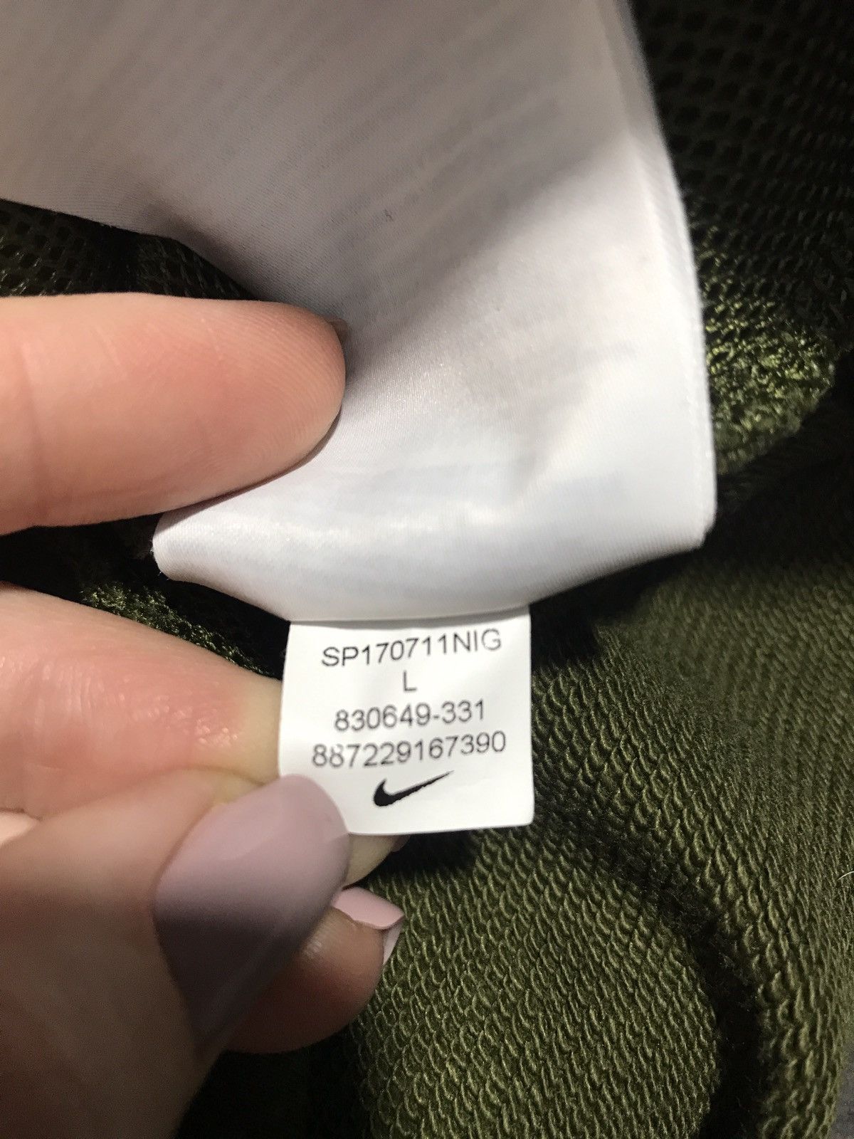 Nike Nike Air Mens Sweatshirt Y2K Drill Size US L / EU 52-54 / 3 - 8 Thumbnail