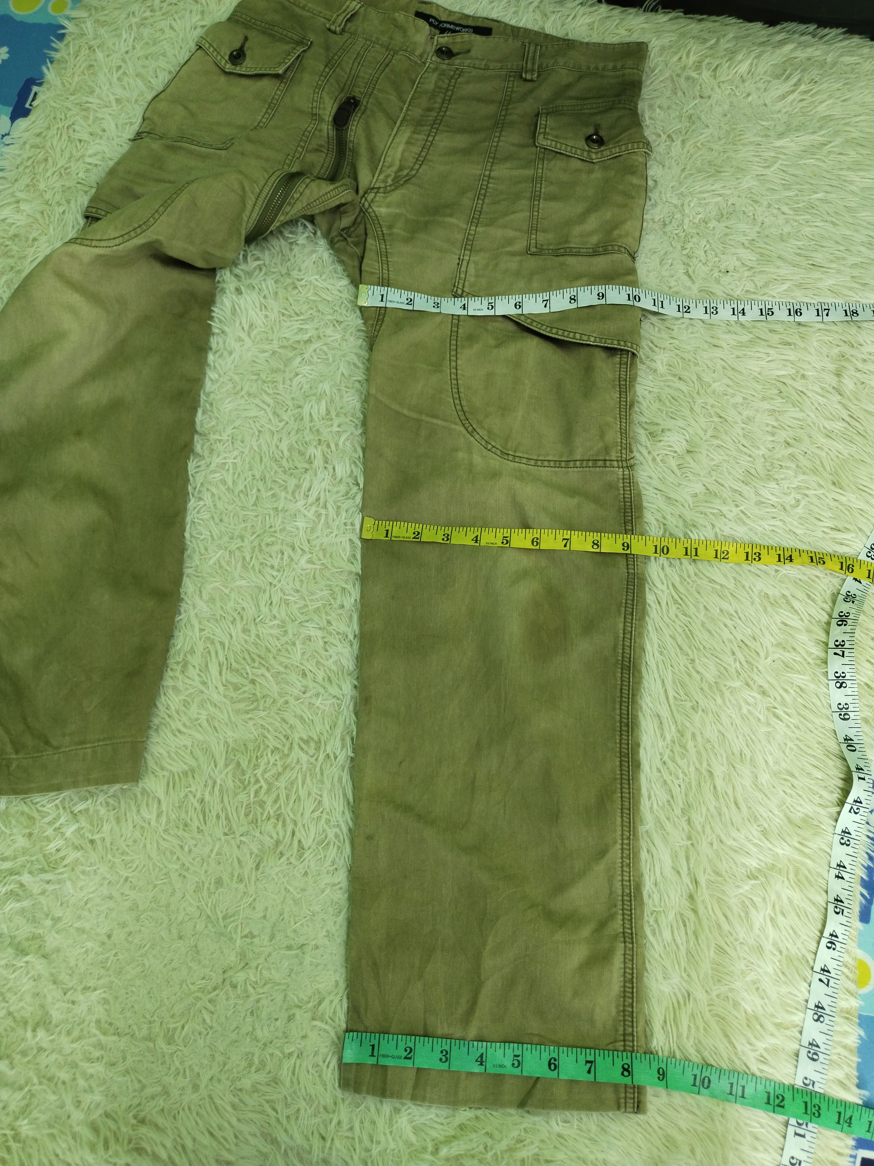If Six Was Nine VINTAGE PLY FORMEWORKS PANTS TACTICAL ZAIN CARGO PANTS Size US 33 - 14 Thumbnail