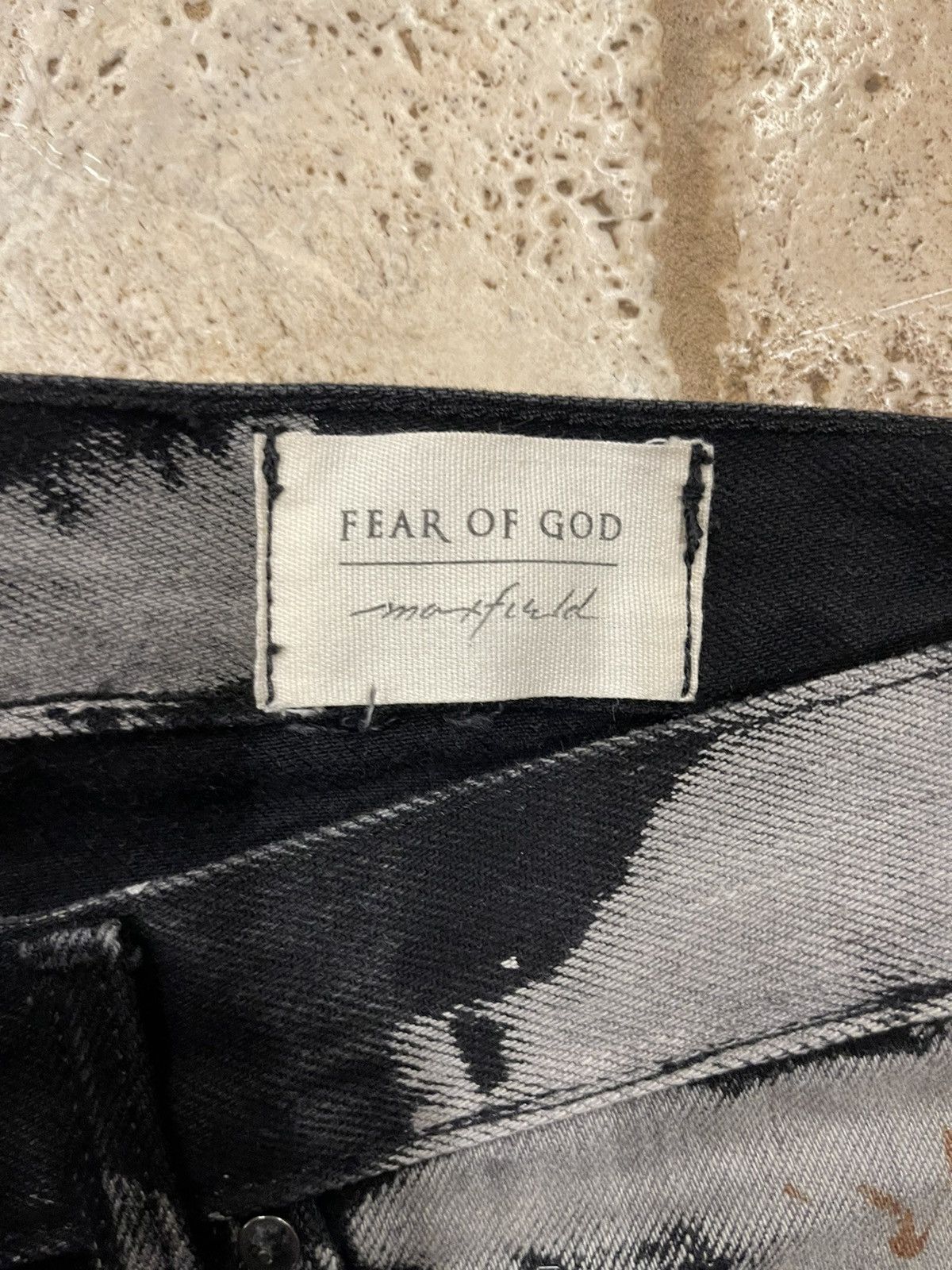 Fear of God Fear of God x Maxfield Tie Dye Selvedge Romper Denim Pants Size US 34 / EU 50 - 6 Thumbnail