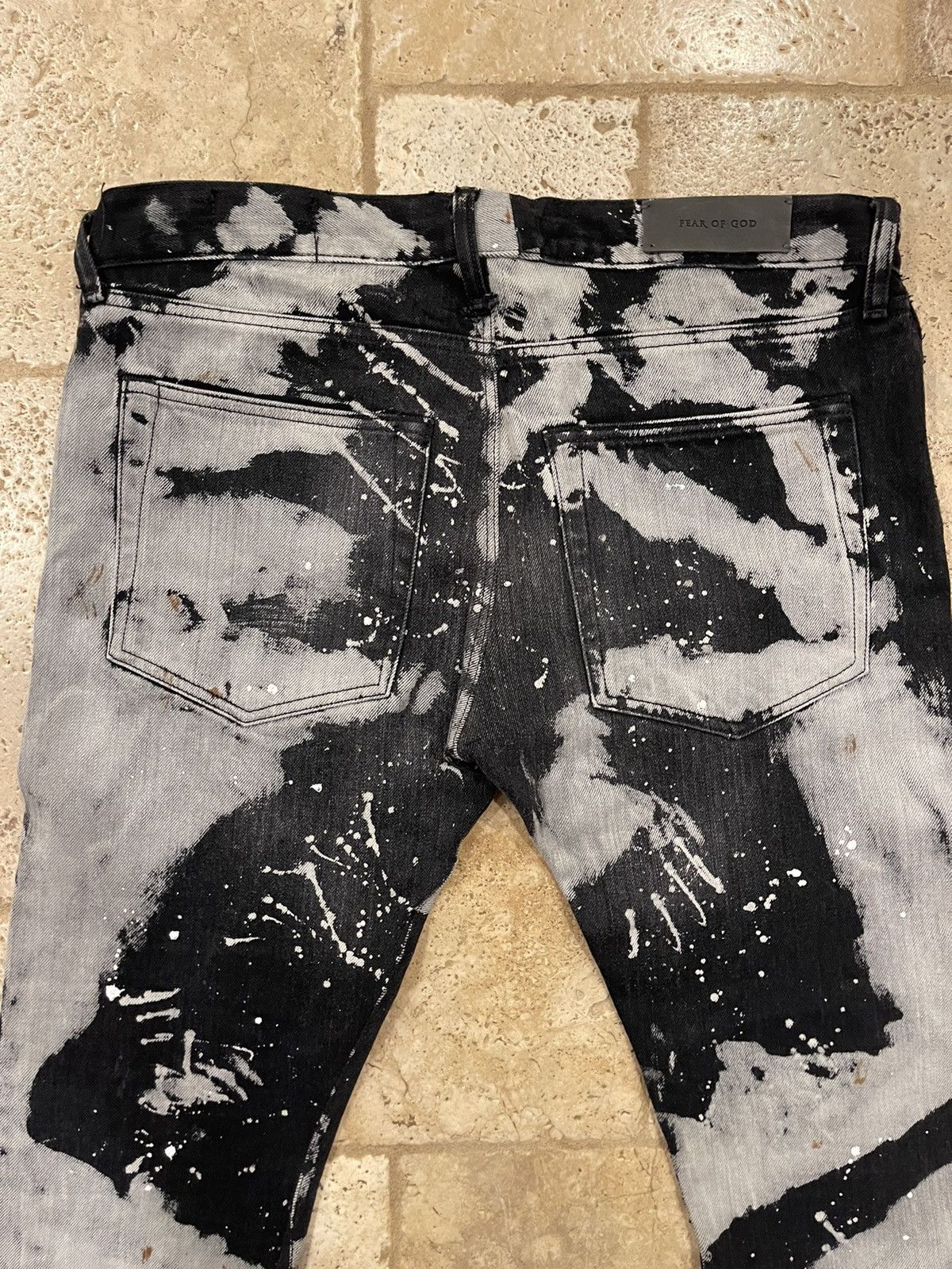 Fear of God Fear of God x Maxfield Tie Dye Selvedge Romper Denim Pants Size US 34 / EU 50 - 11 Thumbnail