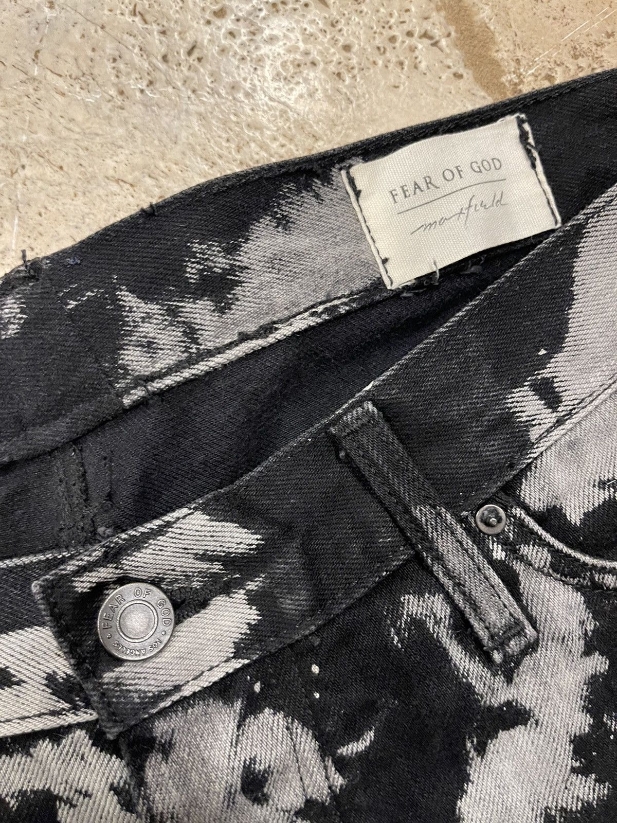 Fear of God Fear of God x Maxfield Tie Dye Selvedge Romper Denim Pants Size US 34 / EU 50 - 5 Thumbnail