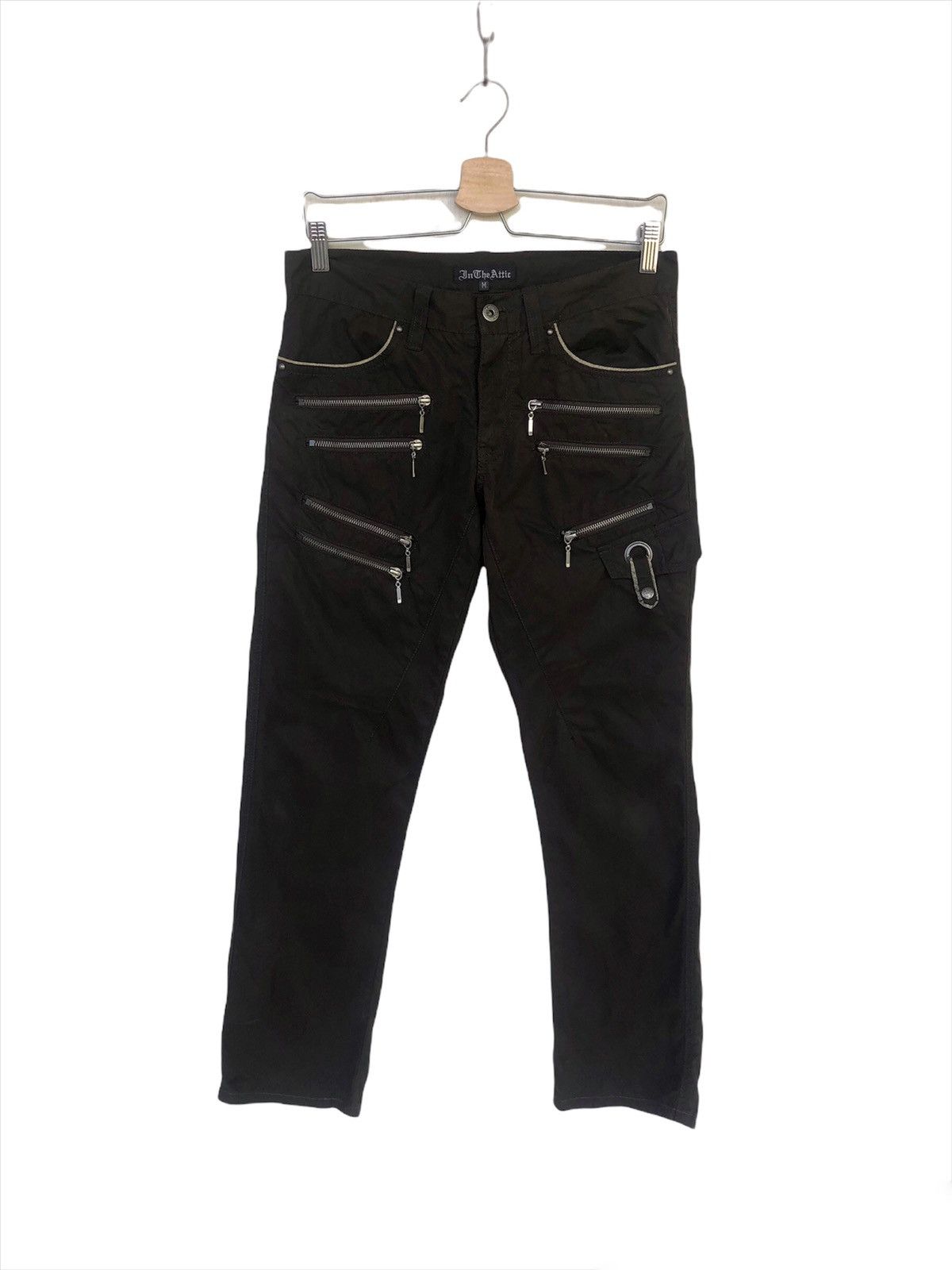 In The Attic In The Attic 🇯🇵 Multi Zip Bondage Parachute Pants Size US 31 - 2 Thumbnail