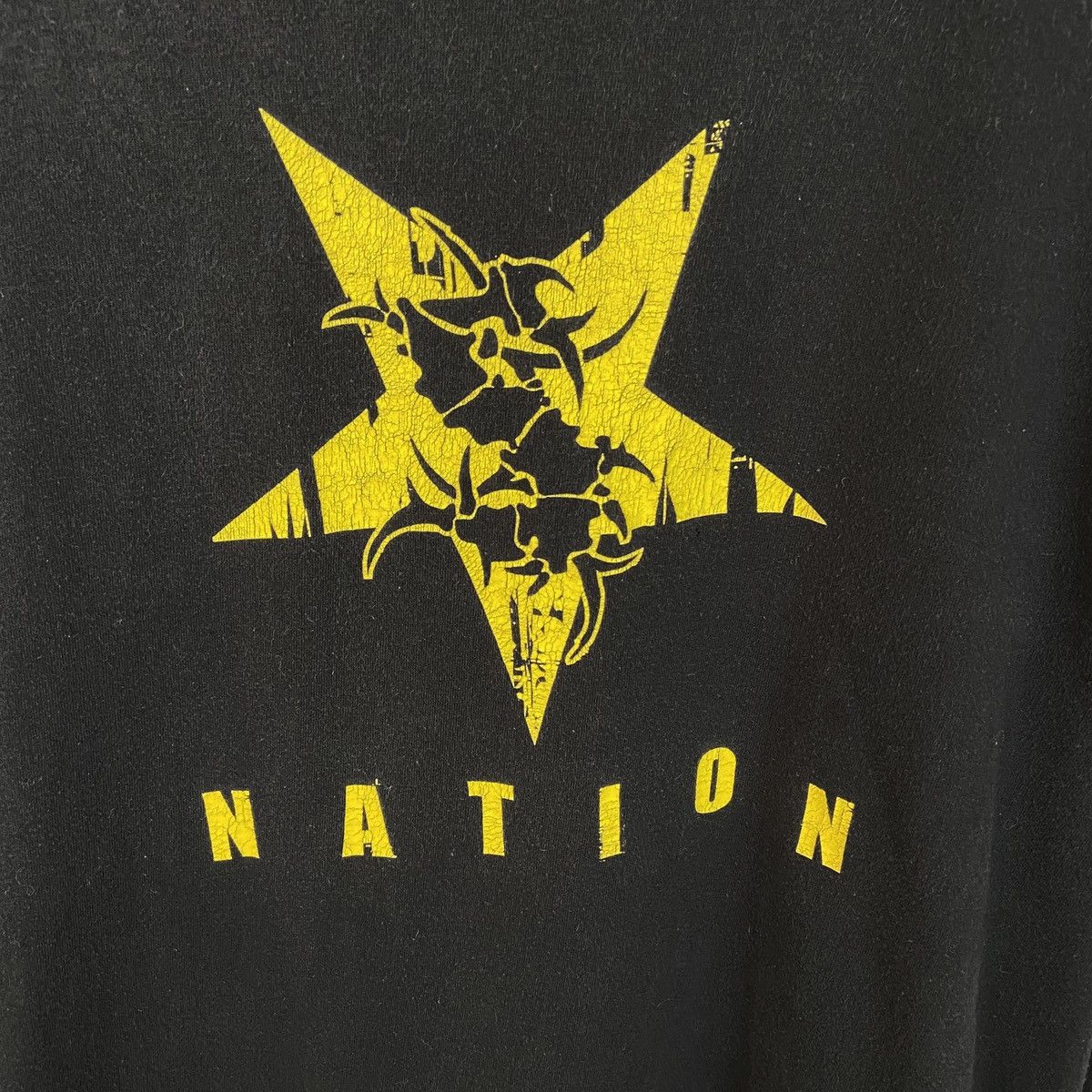 Band Tees × Vintage Vintage 00’s Sepultura Nation Faded Travis style longsleev Size US XL / EU 56 / 4 - 5 Thumbnail