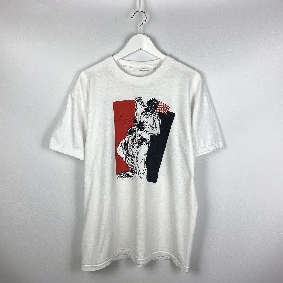 Japanese Brand Vintage Oneita Penny Candy fresno CA Jazzed in monterey tee Size US L / EU 52-54 / 3 - 1 Thumbnail