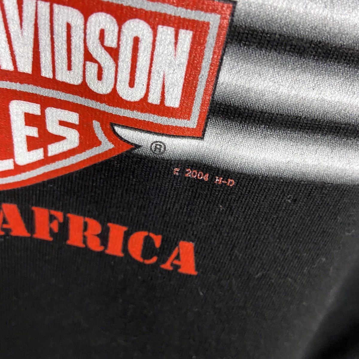 Harley Davidson Vintage 00s Harley-Davidson H-D Clearwater South Africa tee Size US M / EU 48-50 / 2 - 6 Thumbnail