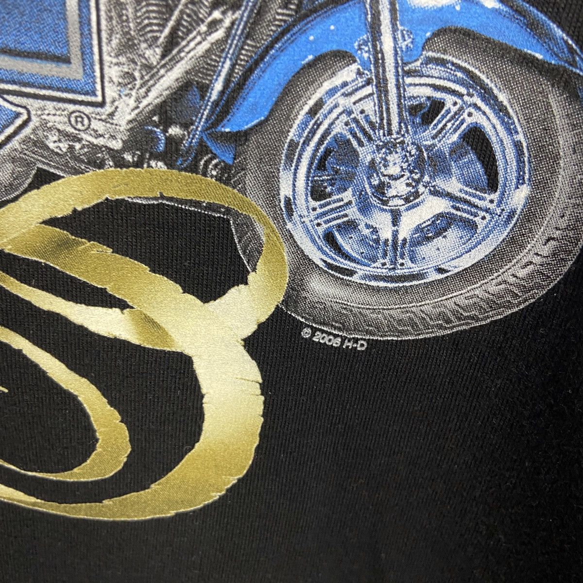 Harley Davidson Vintage 00s Harley-Davidson H-D Clearwater South Africa tee Size US M / EU 48-50 / 2 - 5 Thumbnail