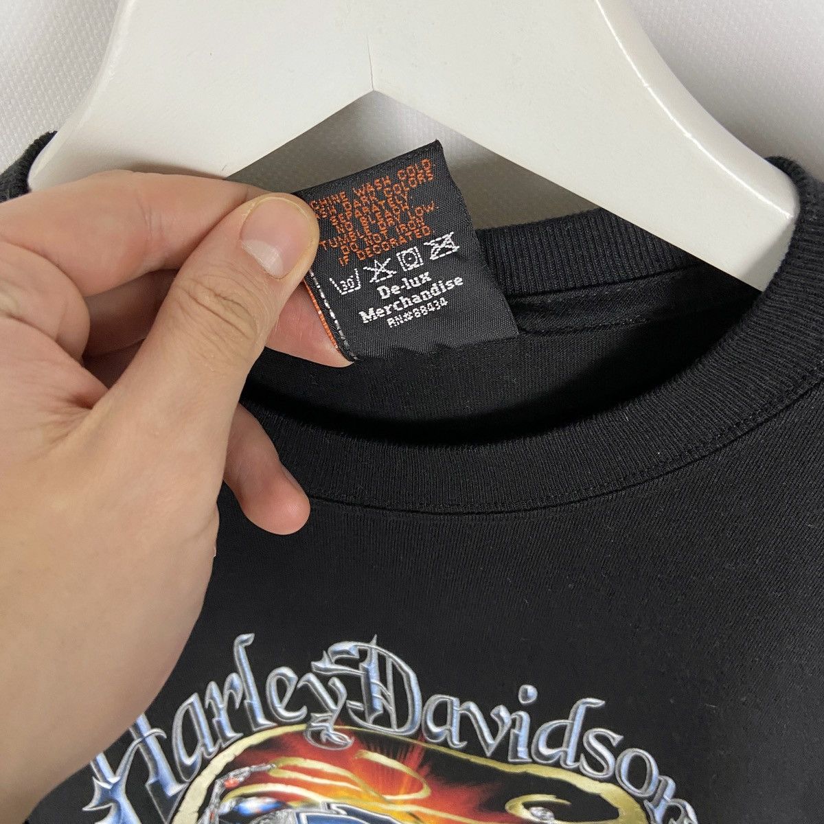 Harley Davidson Vintage 00s Harley-Davidson H-D Clearwater South Africa tee Size US M / EU 48-50 / 2 - 8 Thumbnail