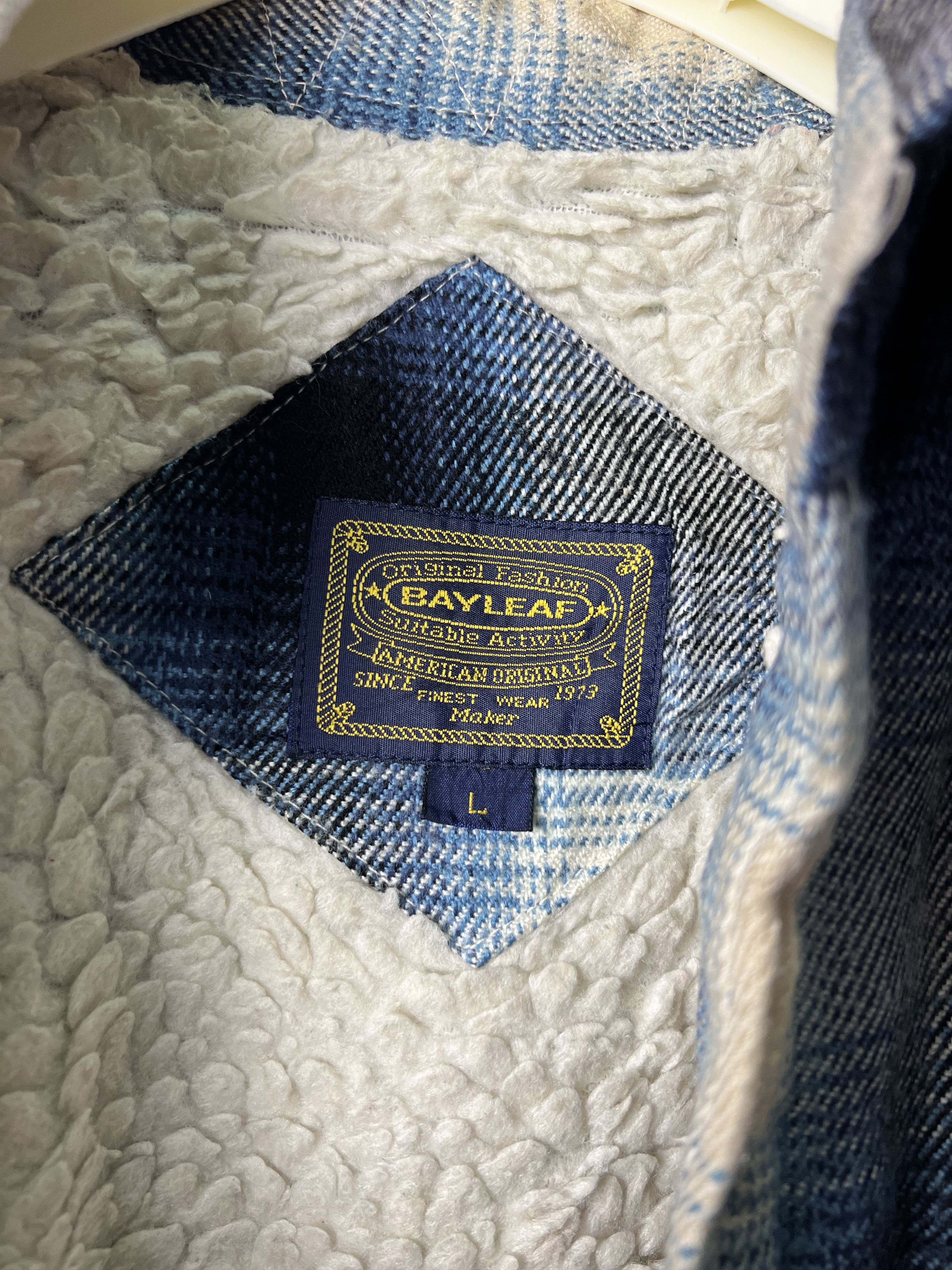 Japanese Brand 🔥Bayleaf Flannel Sherpa Jackets Size US L / EU 52-54 / 3 - 16 Thumbnail