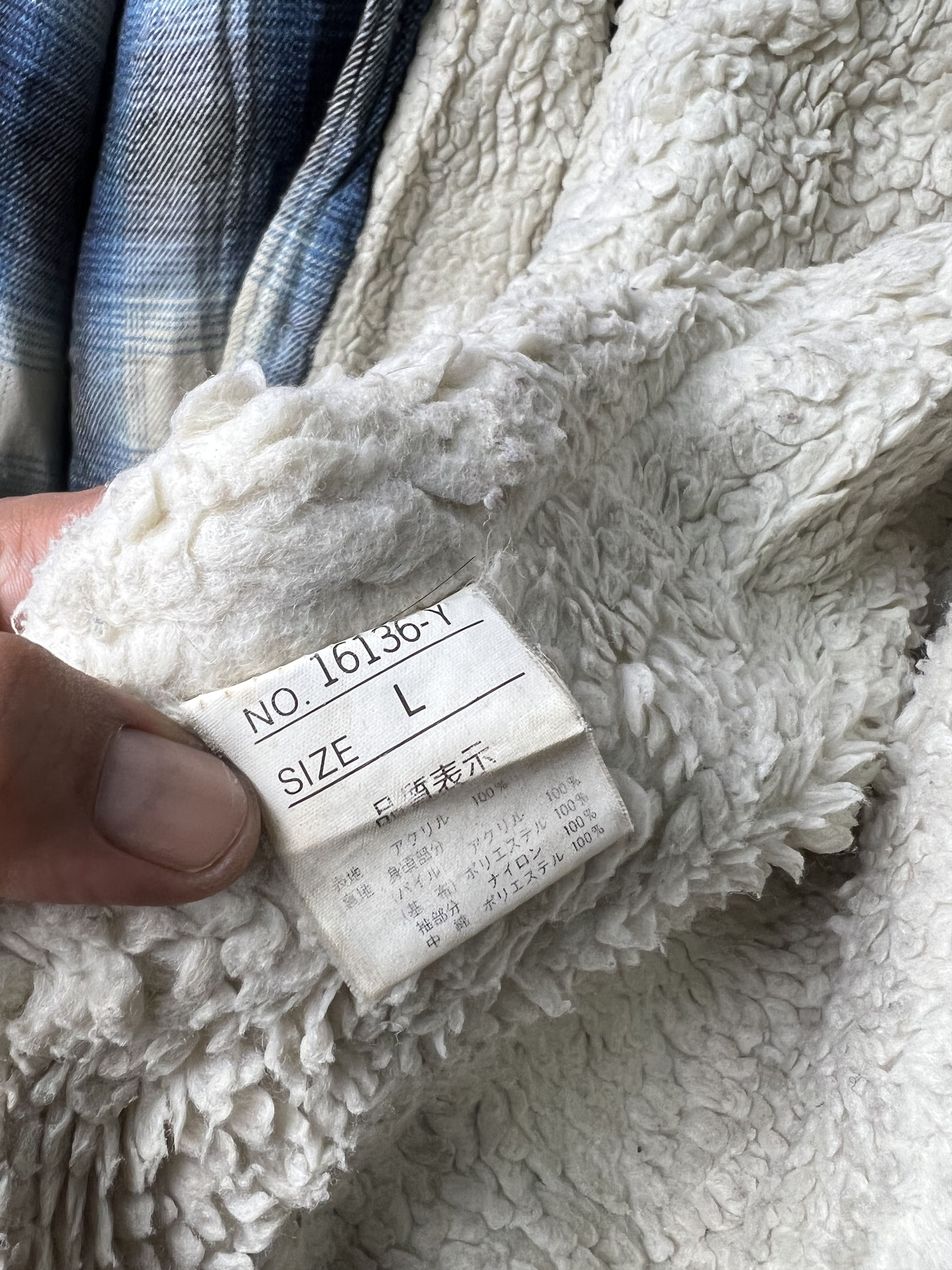 Japanese Brand 🔥Bayleaf Flannel Sherpa Jackets Size US L / EU 52-54 / 3 - 18 Thumbnail