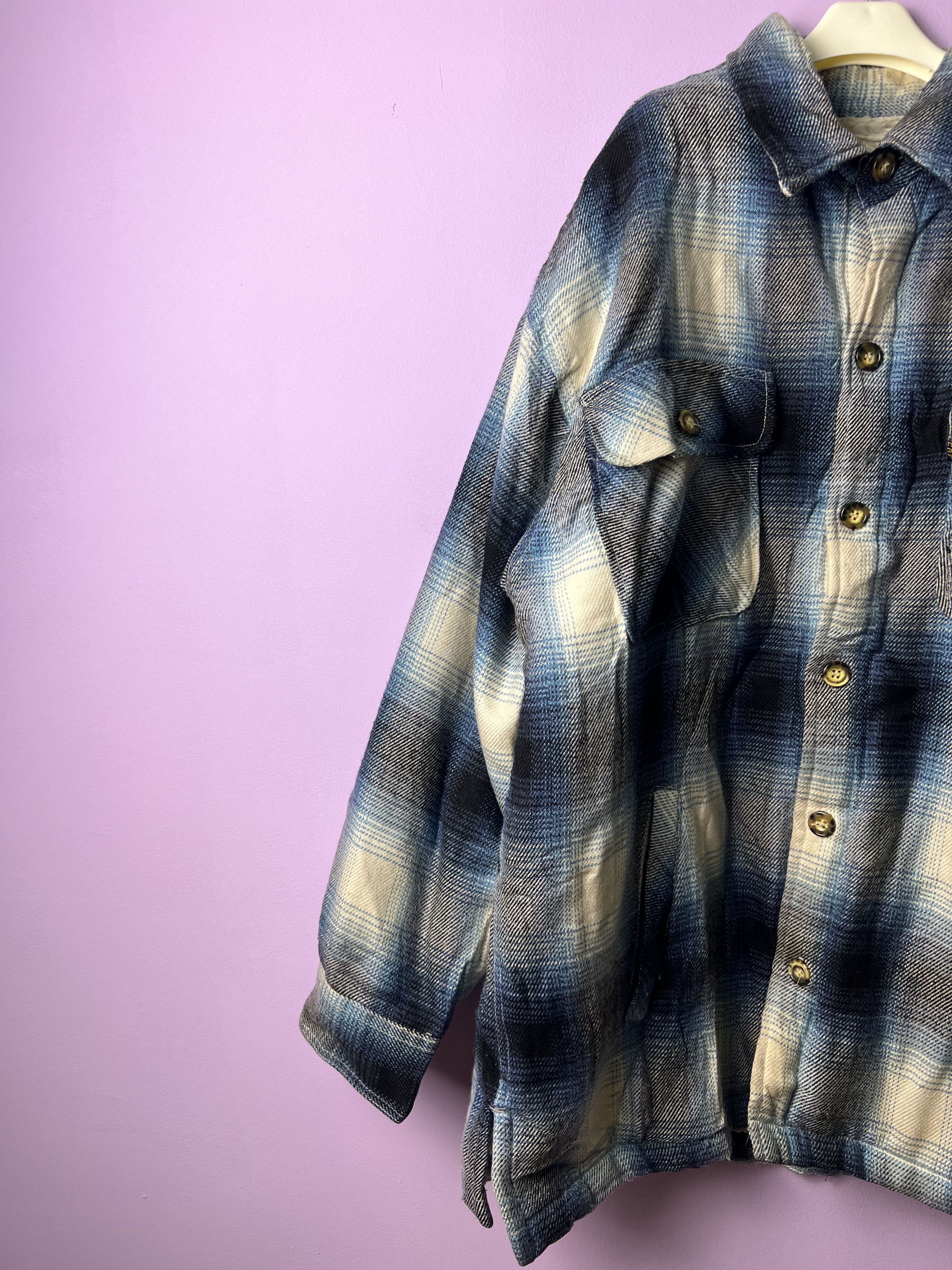 Japanese Brand 🔥Bayleaf Flannel Sherpa Jackets Size US L / EU 52-54 / 3 - 3 Thumbnail