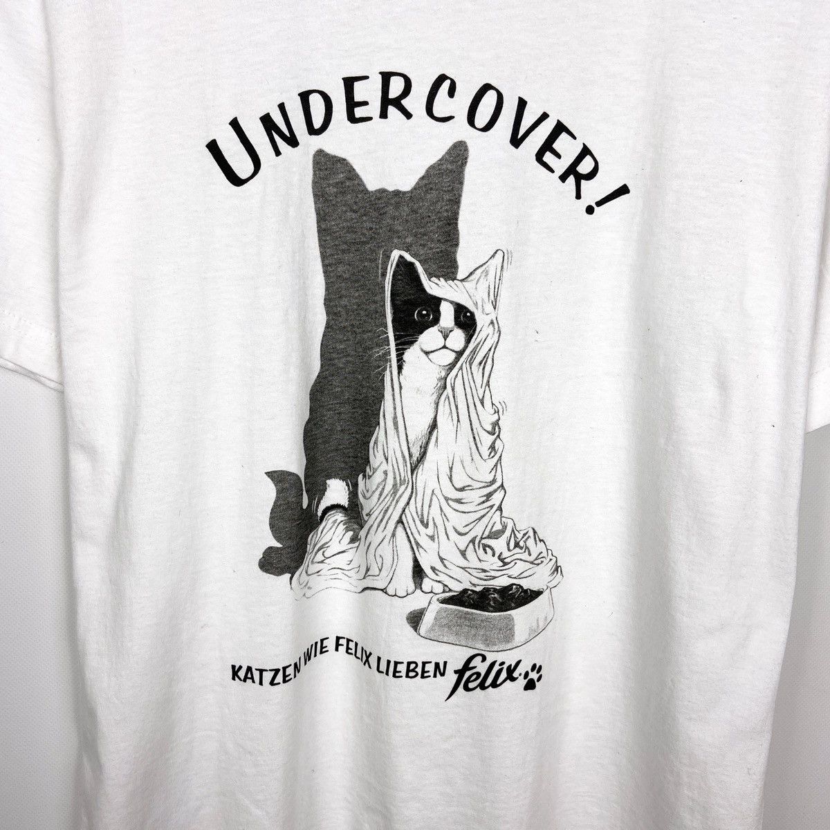 Other Vintage 90s Felix cat food Promo Undercover tee size M White Size US M / EU 48-50 / 2 - 3 Thumbnail