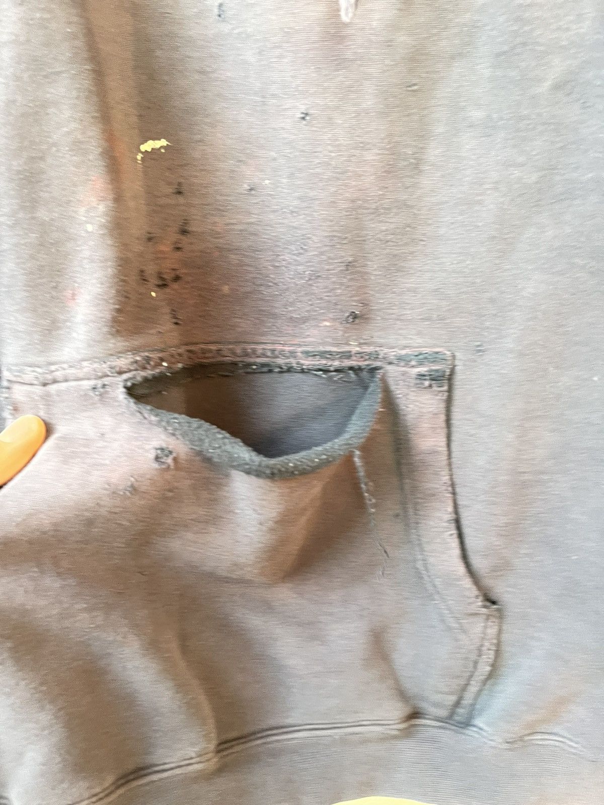 No Fear × Vintage THRASHED SUN FADED BURNOUT HOODIE SWEATER XL Baggy Size US XL / EU 56 / 4 - 7 Thumbnail