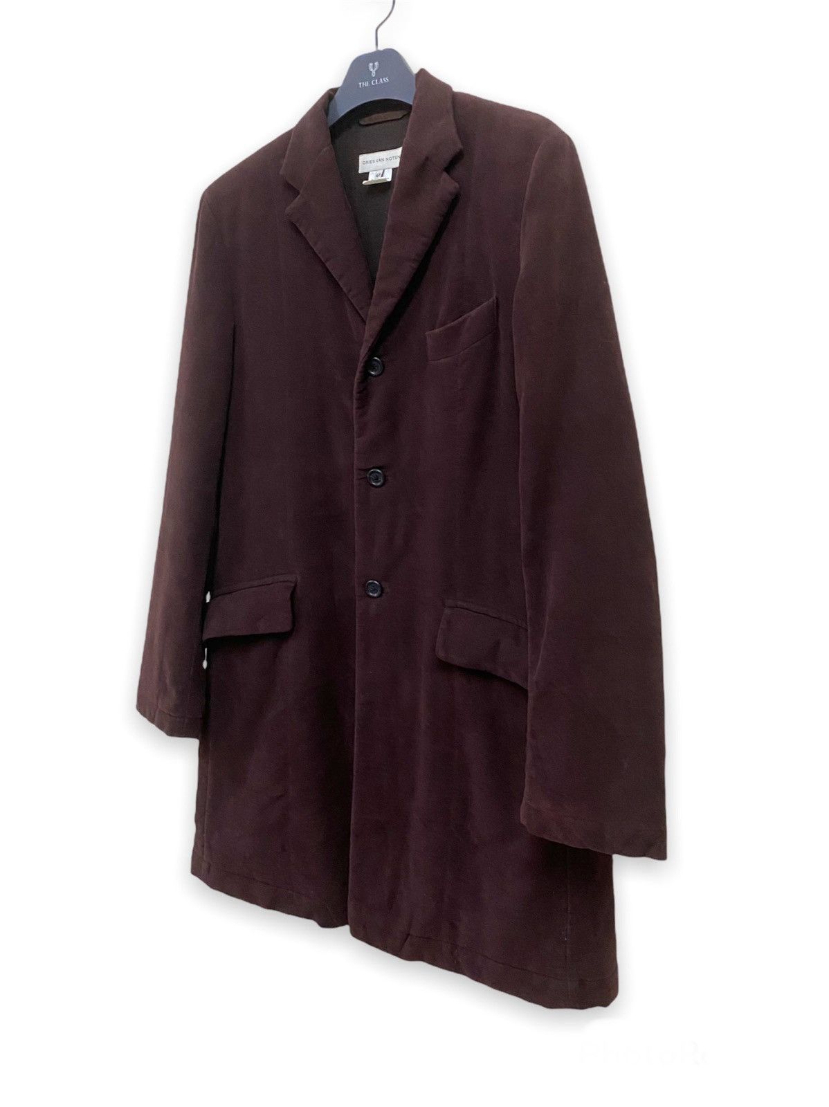 Dries Van Noten Dries Van Noten Velvet Longcoat Jacket Size US M / EU 48-50 / 2 - 2 Thumbnail