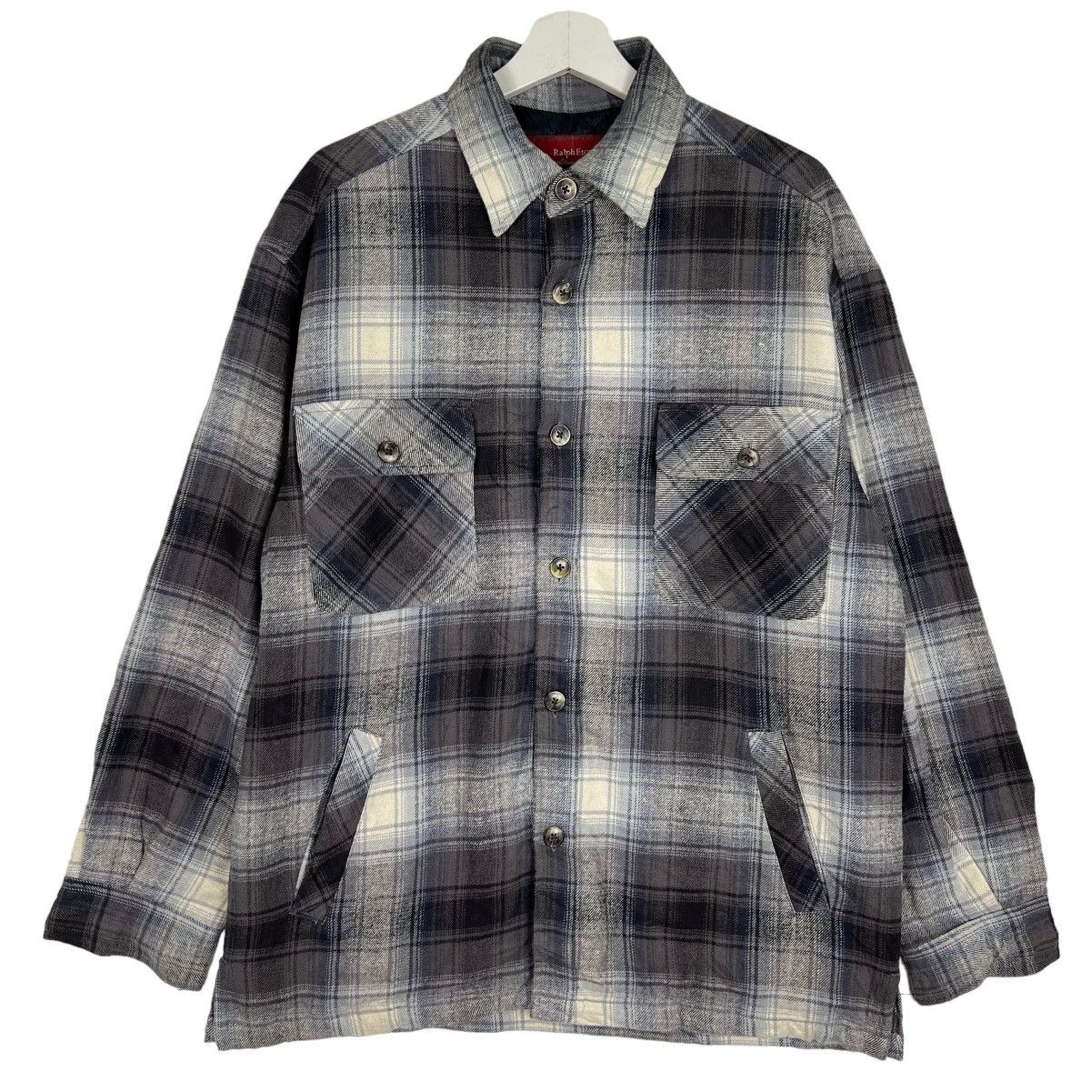 Flannel × Japanese Brand 🔥 RALPH ETON PLAID CPO SHIRT JACKET Size US M / EU 48-50 / 2 - 1 Thumbnail