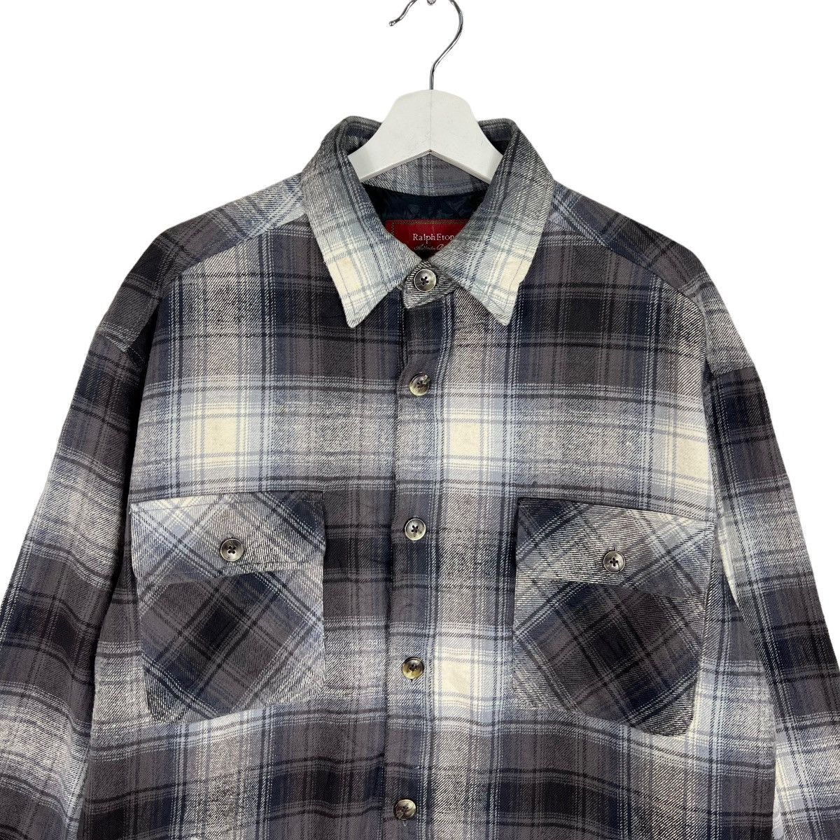 Flannel × Japanese Brand 🔥 RALPH ETON PLAID CPO SHIRT JACKET Size US M / EU 48-50 / 2 - 3 Thumbnail